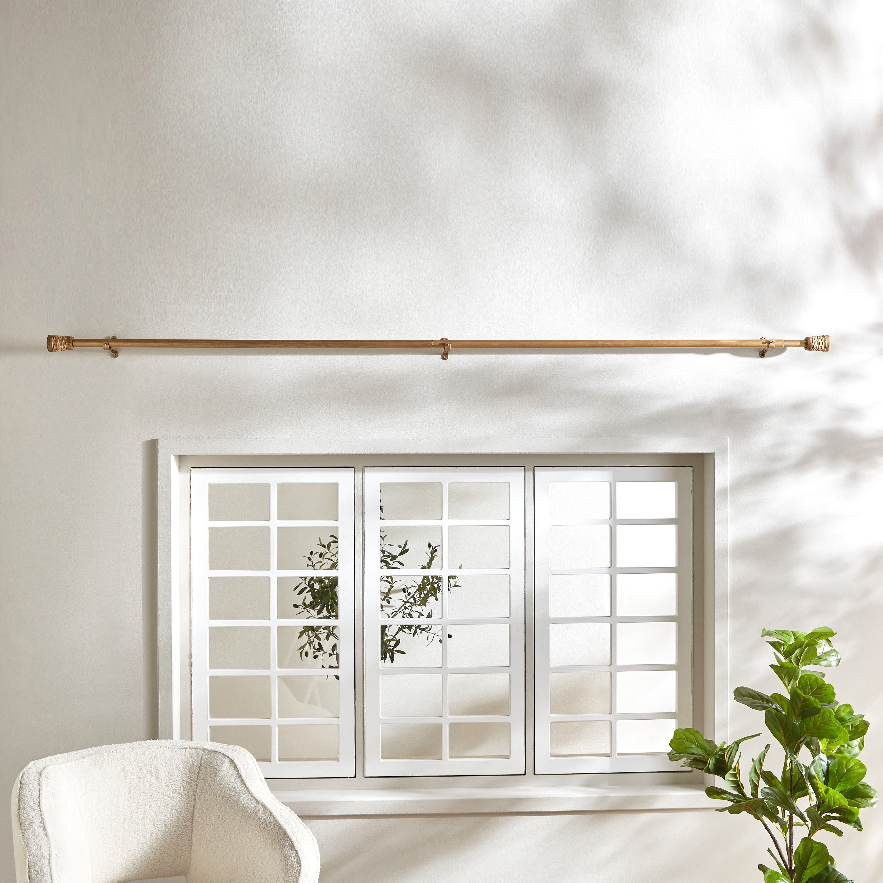 Natura Aries 25mm Extendable Single Curtain Rod - 110-320 cm-hbxhomeware-hbxdecorandfurnishings-image-5