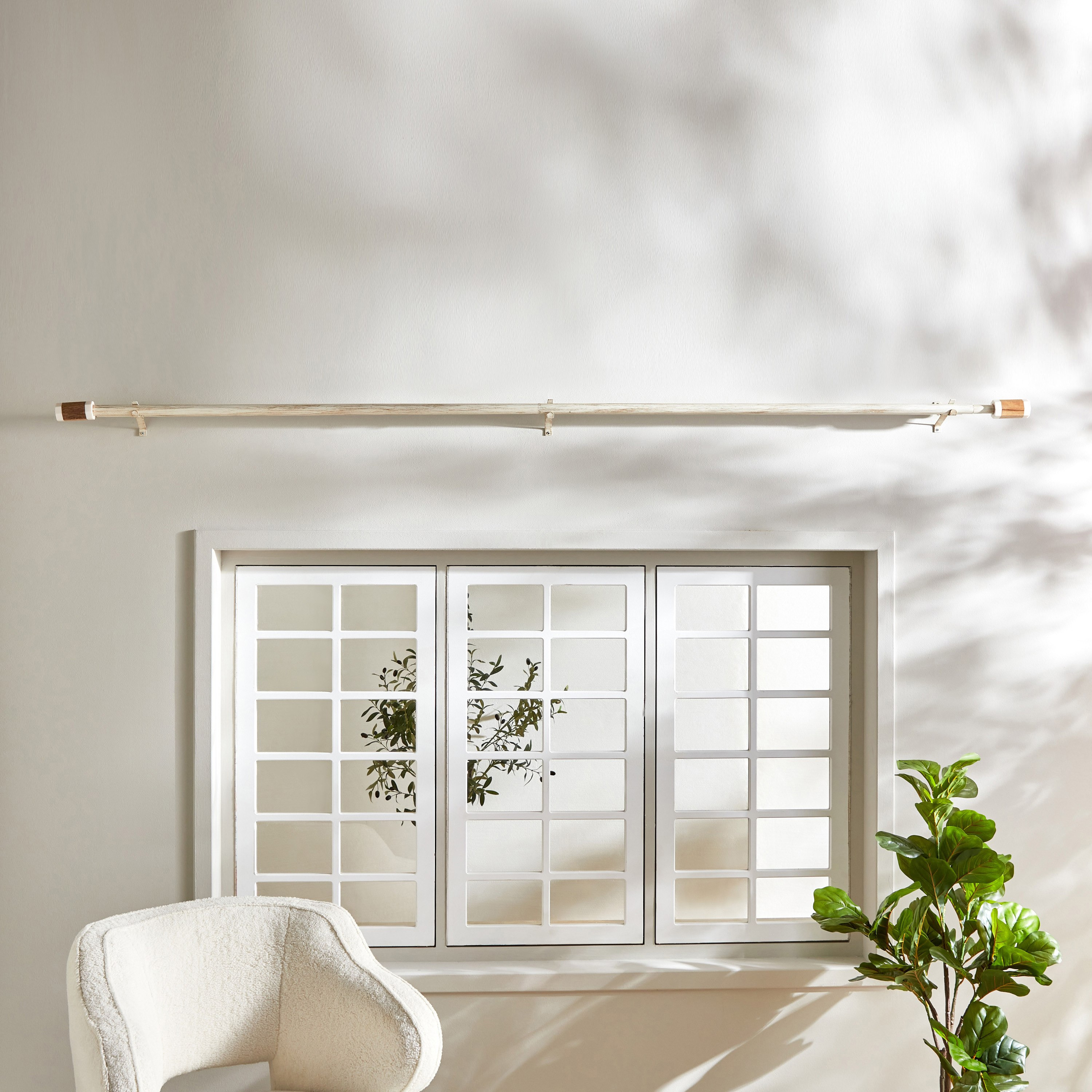 Natura Manolo 25mm Extendable Double Curtain Rod - 110-320 cm-hbxhomeware-hbxdecorandfurnishings-image-5