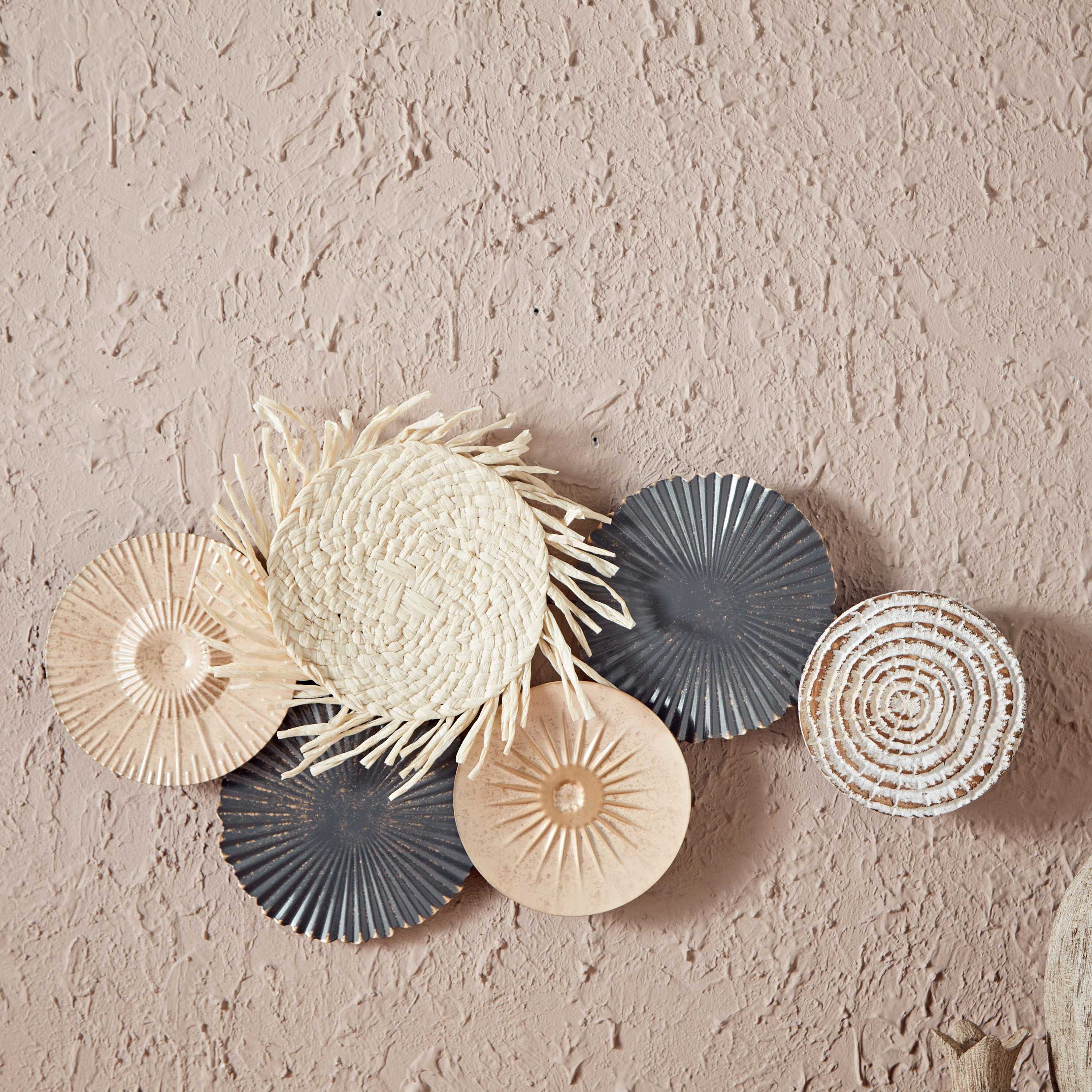 Reza Wooden and Metal Wall Decor-hbxlivingroom-walldecor-wallart-image-1