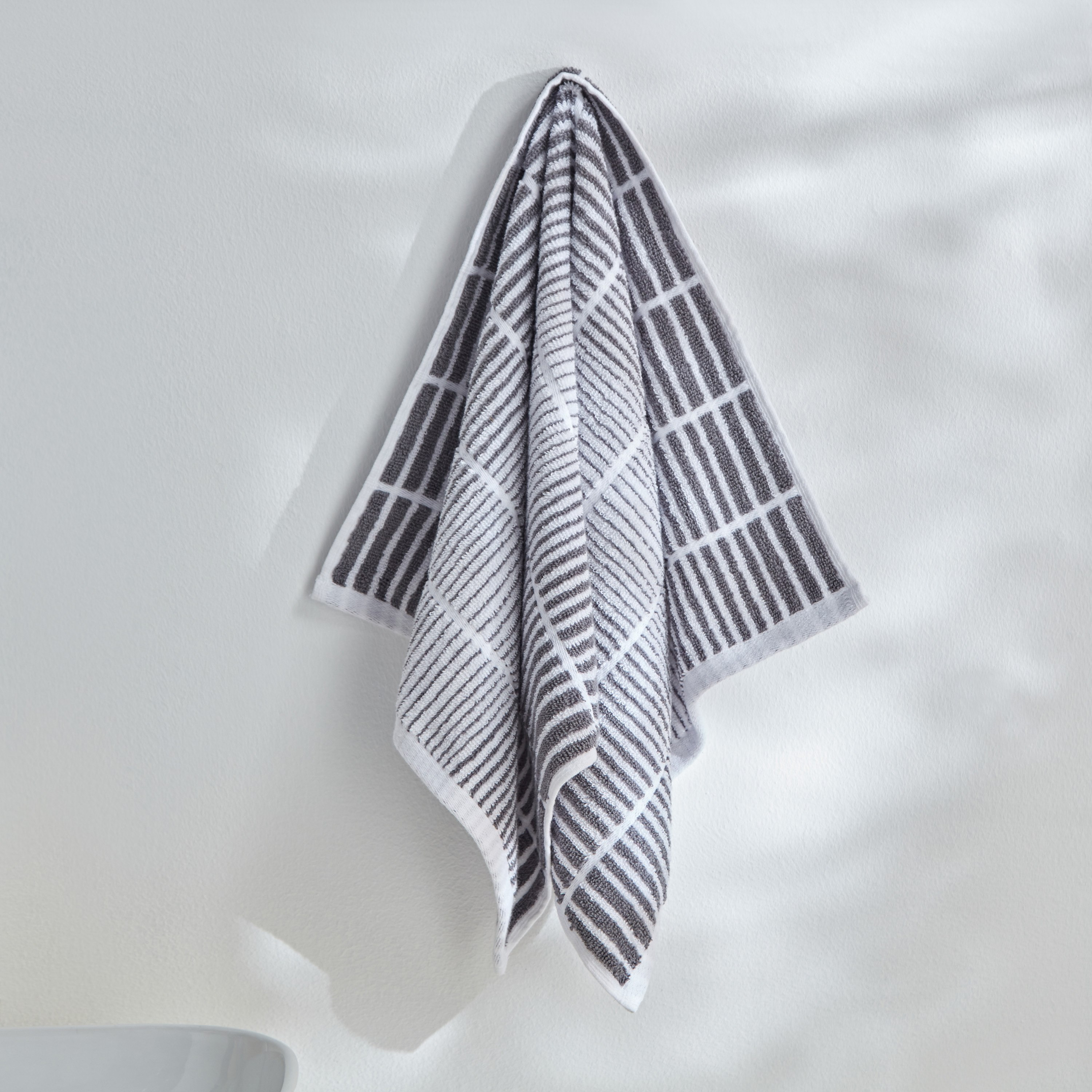 منشفة يد قطن متعددة التصاميم دازي من ريو - 40x70 سم-hbxbathroom-bathroomtextiles-image-1