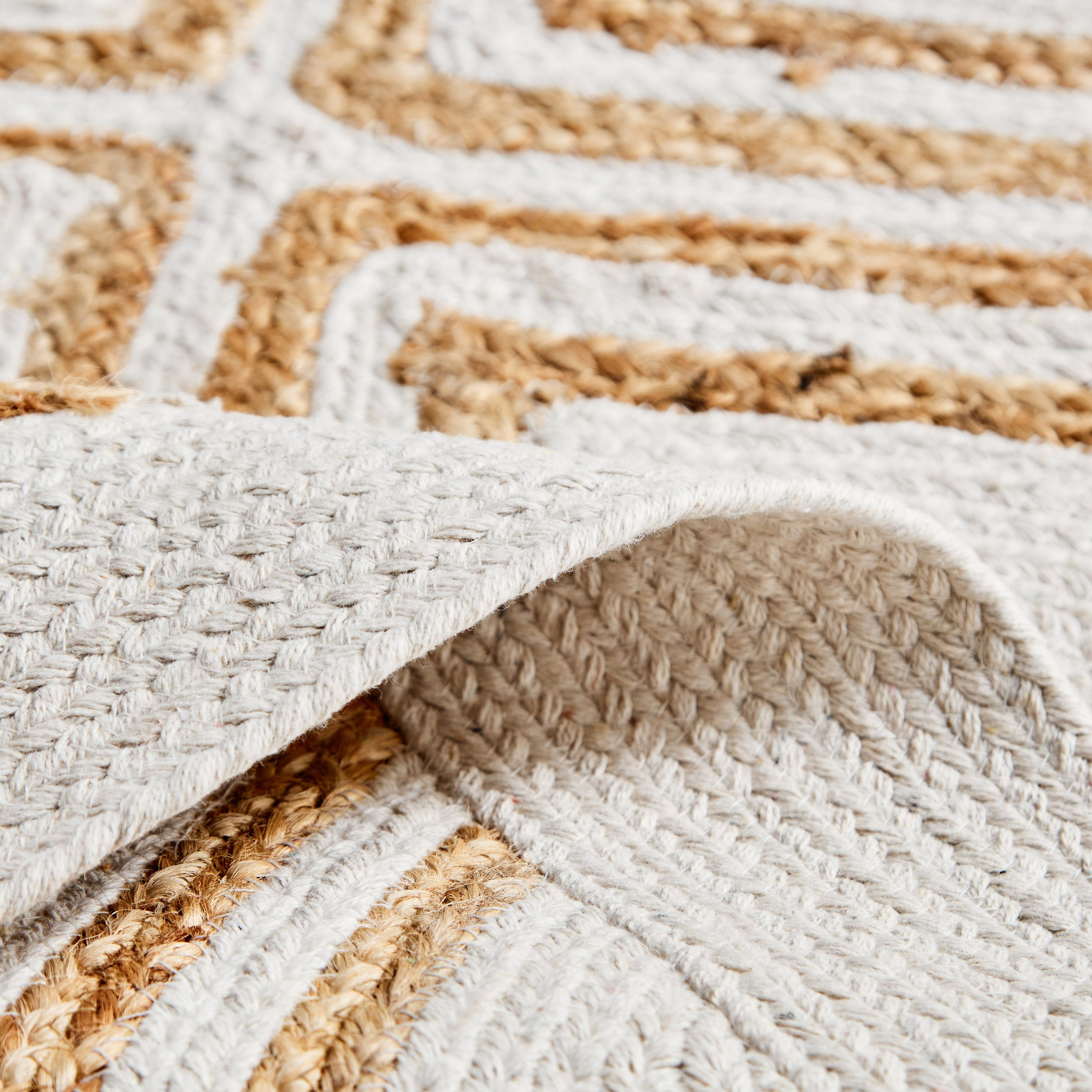 سجادة جوت مصنوعة يدويًا ديموند من إيكو - 80x230 سم-hbxdecorandfurnishings-floorcoverings-rugs-image-4