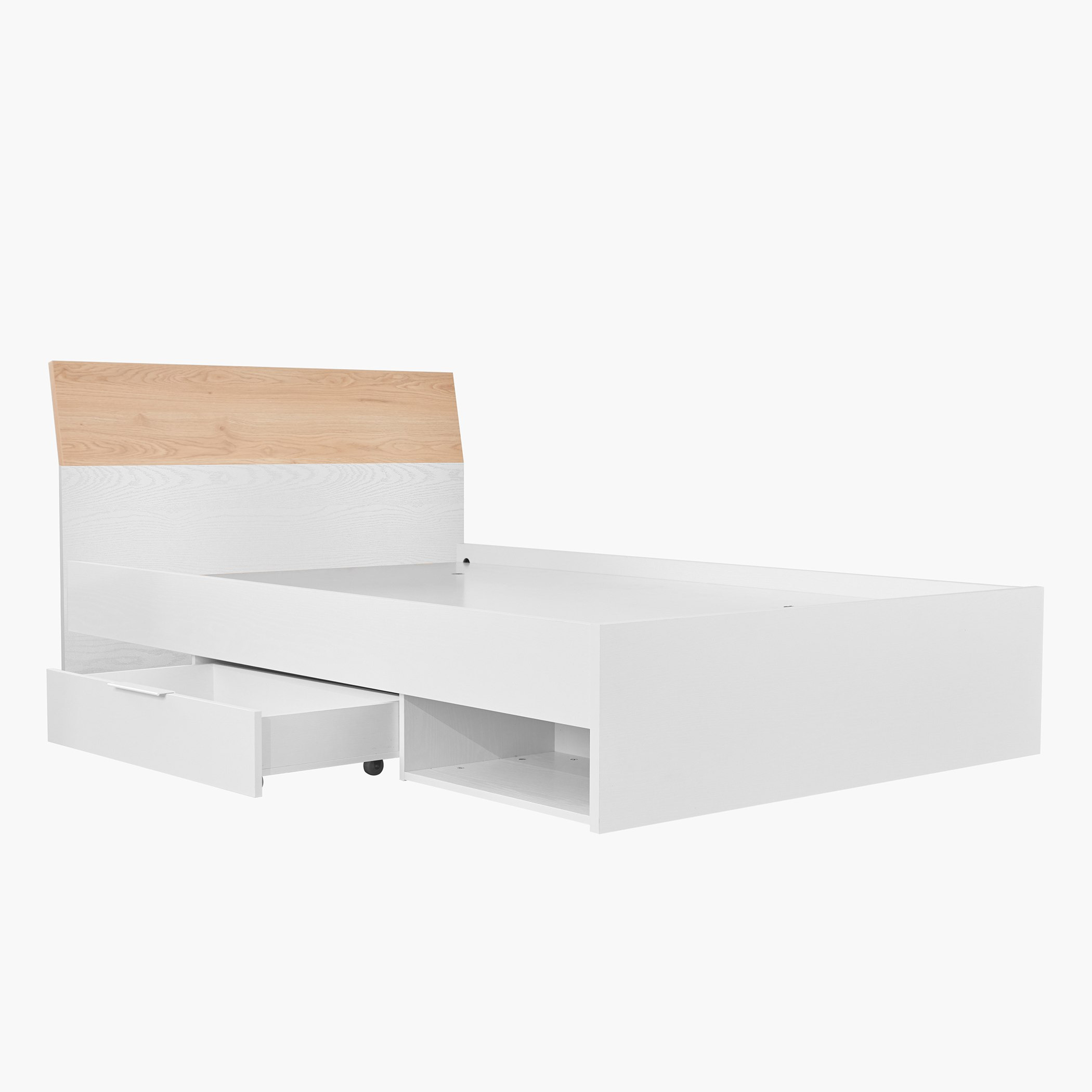 Milan Twin Bed with Drawers - 120x200 cm-hbxbedroom-bedsandbedsets-beds-twin-image-3