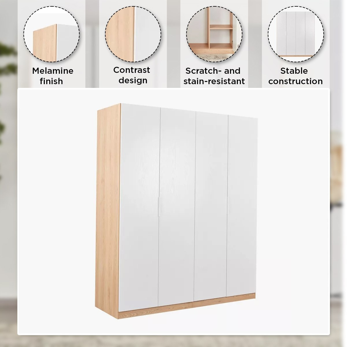 خزانة ملابس 4 أبواب من ميلانو-hbxfurniture-wardrobes-image-6