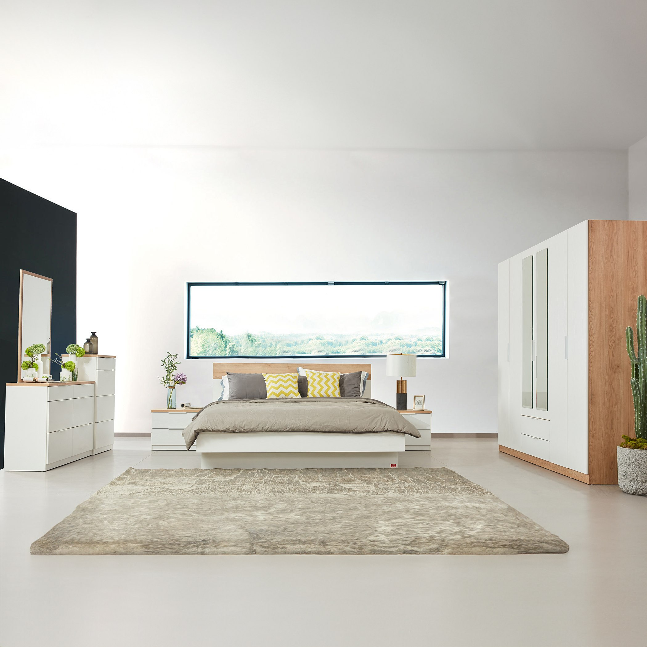 Milan 6-Door Wardrobe with 2 Drawers-hbxfurniture-wardrobes-image-10