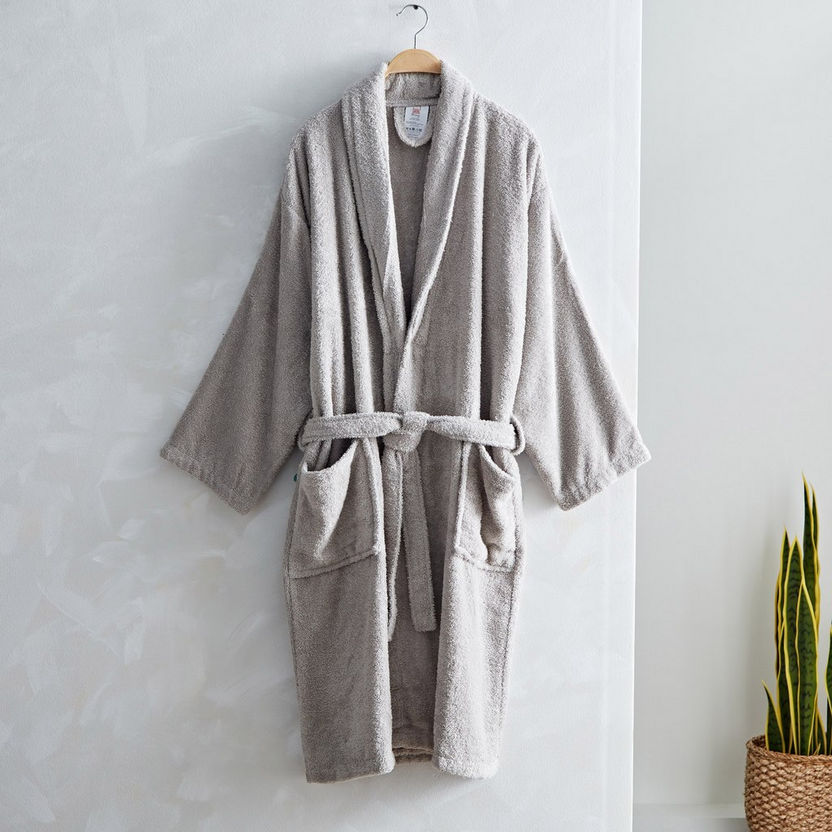 Essential Shawl Bathrobe - Adult Medium-Bathroom Textiles-image-0