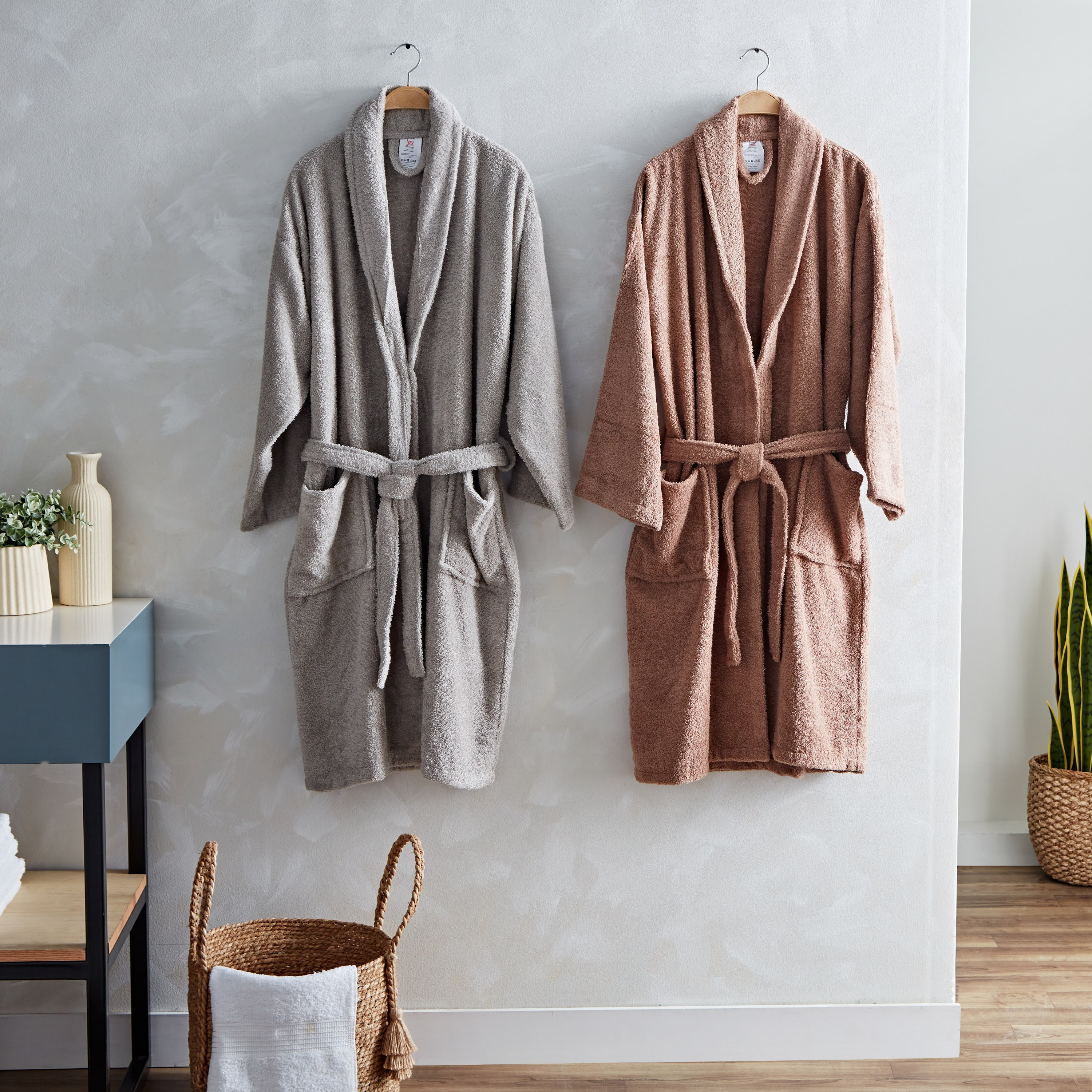 روب حمّام منسدل من إسنشيال - لارج للبالغين-hbxbathroom-bathroomtextiles-image-5