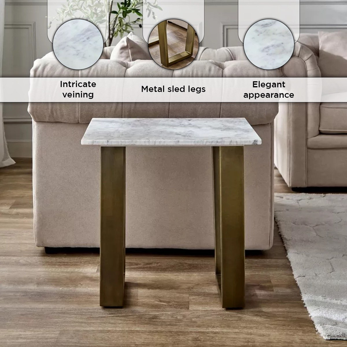 طاولة جانبية بسطح من الرخام الأصلي - سيلفرادو من كافون-hbxfurniture-livingroom-endtables-image-6