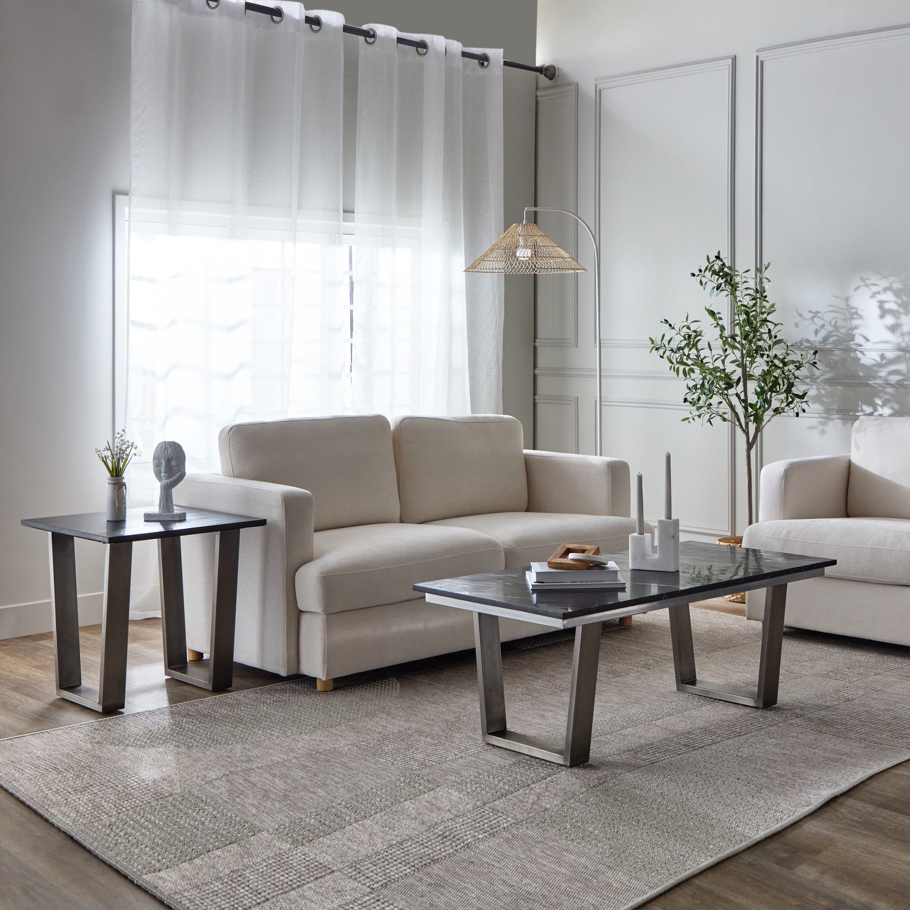 طاولة جانبية بسطح من الرخام الأصلي - سيلفرادو من فيندرا-hbxfurniture-livingroom-endtables-image-11