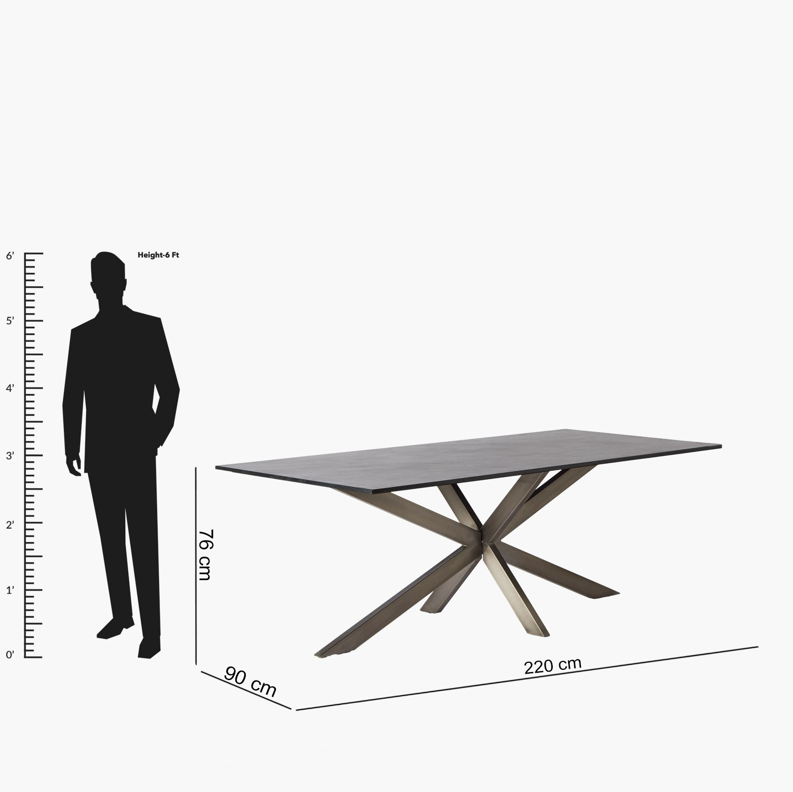 طاولة سُفرة لـ8 مقاعد بسطح من الرخام الأصلي - بورتولا من فيندرا-hbxfurniture-diningroom-diningtables-eightseater-image-11