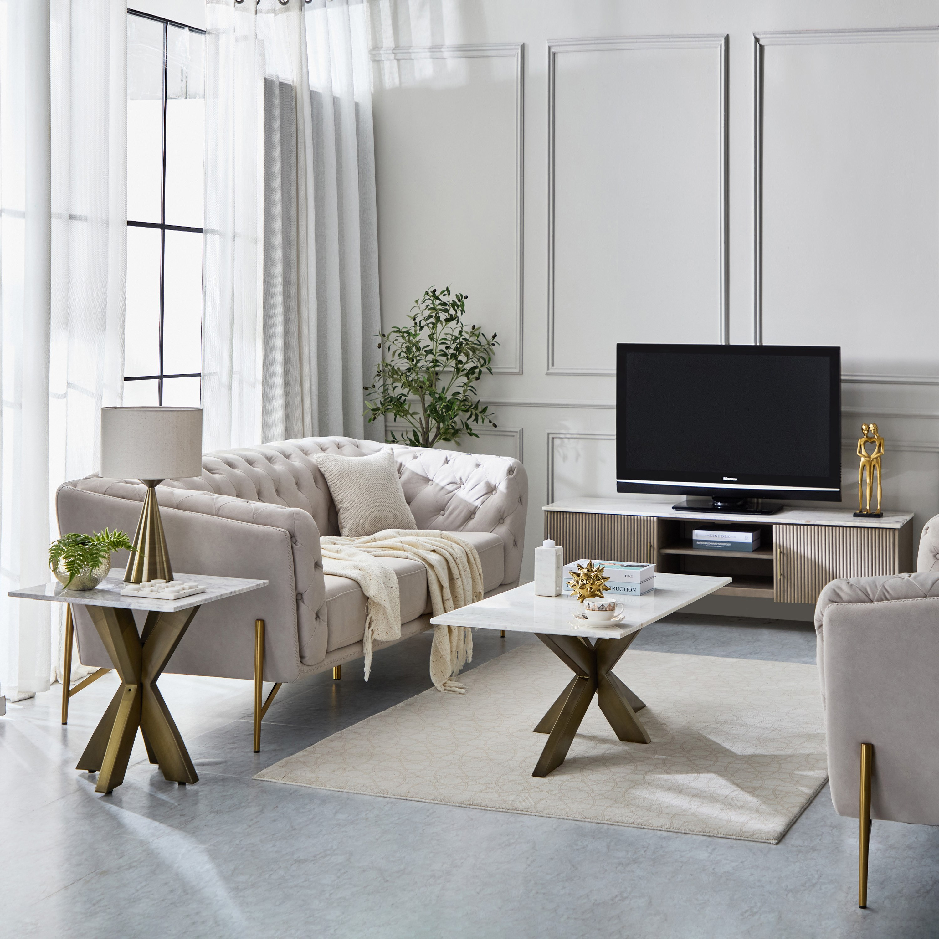 طاولة قهوة مربعة بسطح من الرخام الأصلي - بورتولا من فيندرا-hbxlivingroom-tablesandstands-coffeetables-image-11