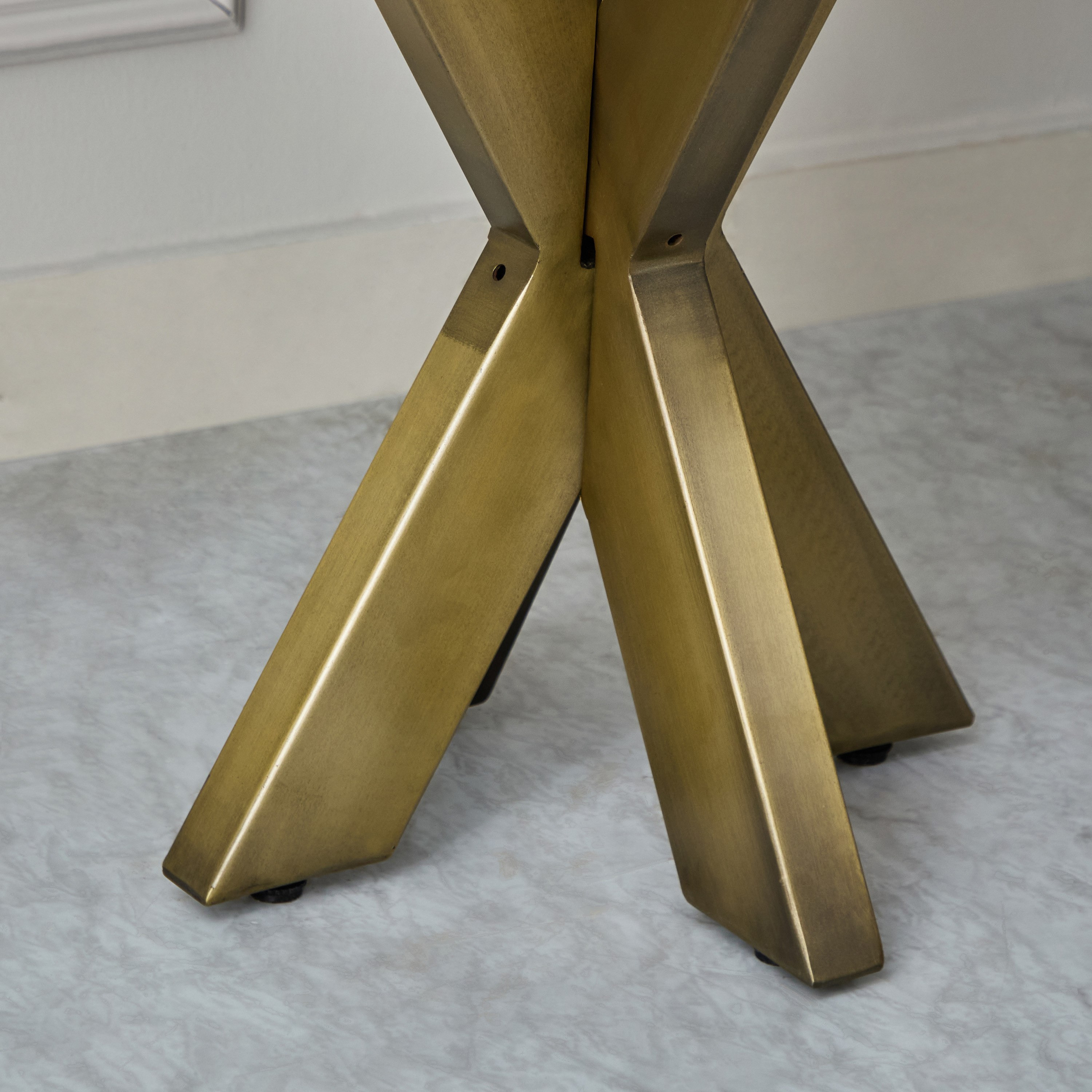 طاولة جانبية بسطح من الرخام الأصلي - بورتولا-hbxfurniture-livingroom-endtables-image-9