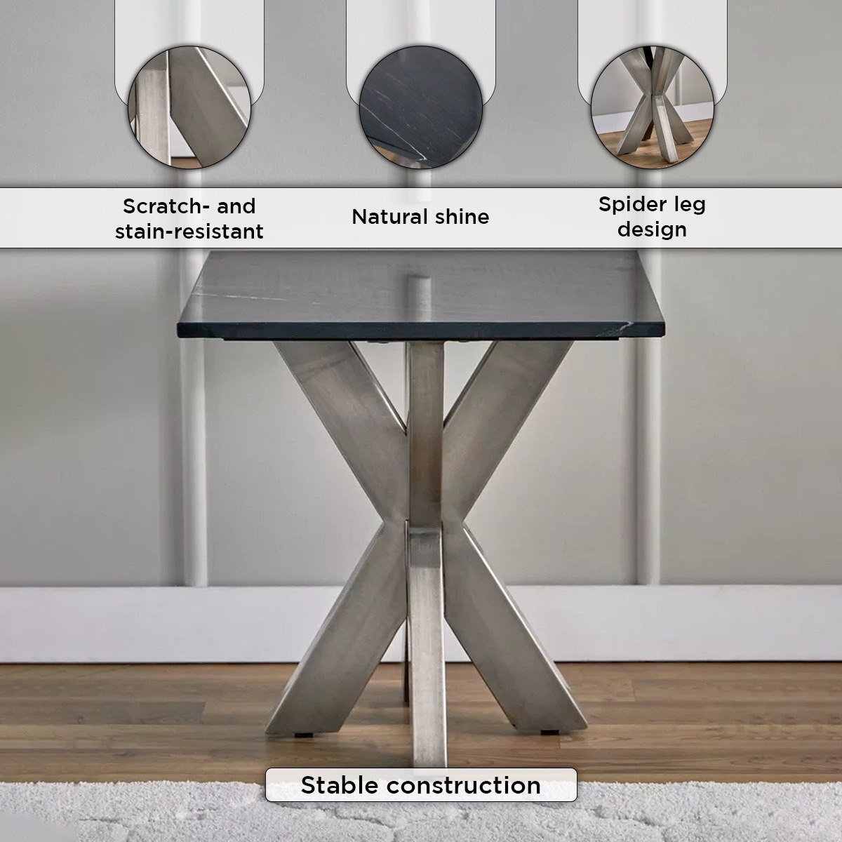 طاولة جانبية بسطح من الرخام الأصلي - بورتولا-hbxfurniture-livingroom-endtables-image-5