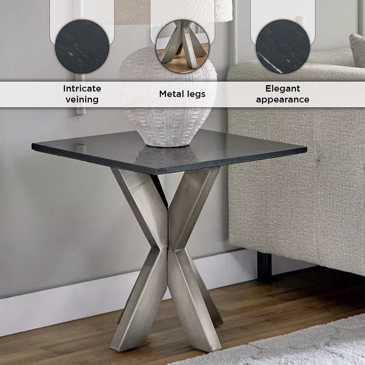 طاولة جانبية بسطح من الرخام الأصلي - بورتولا-hbxfurniture-livingroom-endtables-image-6