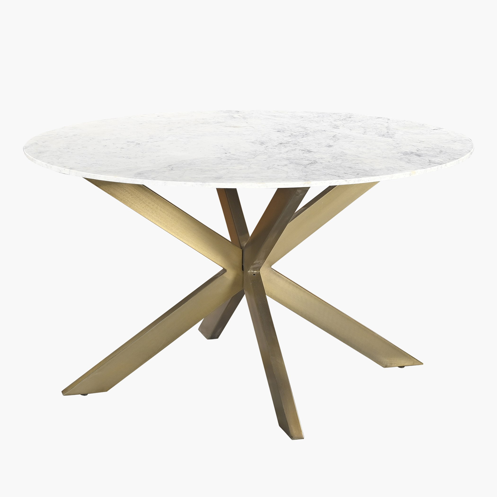 طاولة سفرة بسطح رخام مستدير لـ6 مقاعد من بورتولا-hbxdiningroom-diningtablesandsets-diningtables-sixseater-image-1