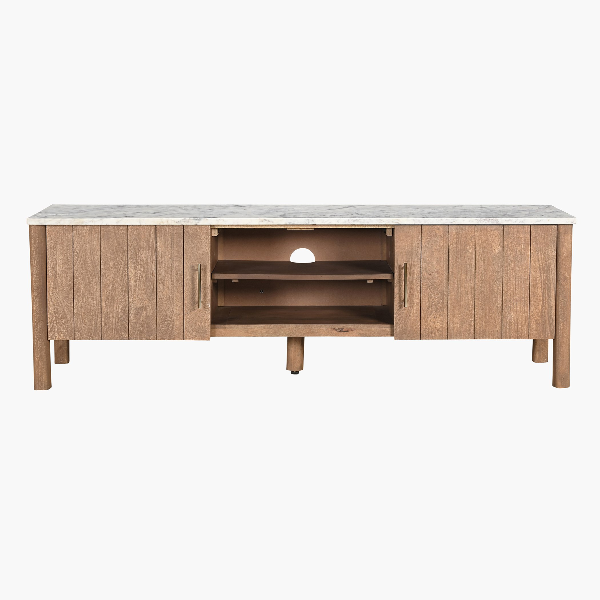 وحدة تلفزيون ذات سطح رخام للتلفزيونات حتى 70 بوصة  من سانكتشواري-hbxlivingroom-mediaunitsandstorage-tvunits-image-1