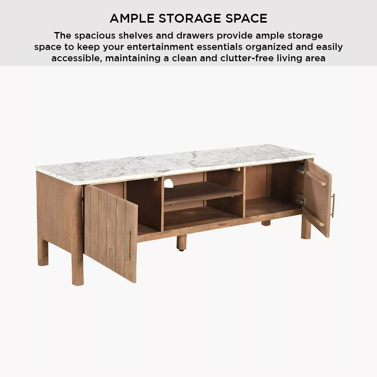 وحدة تلفزيون ذات سطح رخام للتلفزيونات حتى 70 بوصة  من سانكتشواري-hbxlivingroom-mediaunitsandstorage-tvunits-image-7