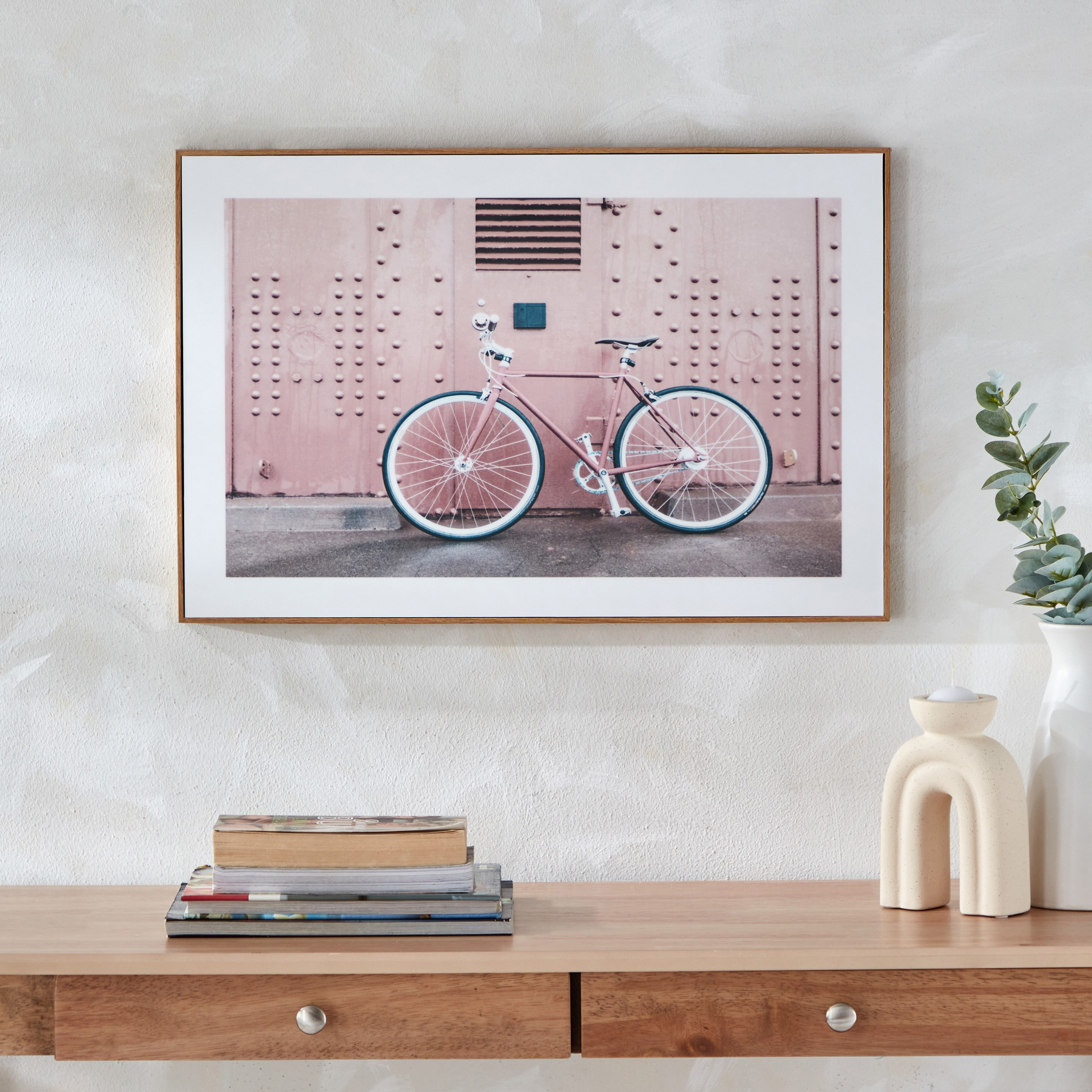 Alaine Glossy Cycle Framed Picture - 40x60x2.5 cm-hbxhomeware-hbxdecorandfurnishings-image-1