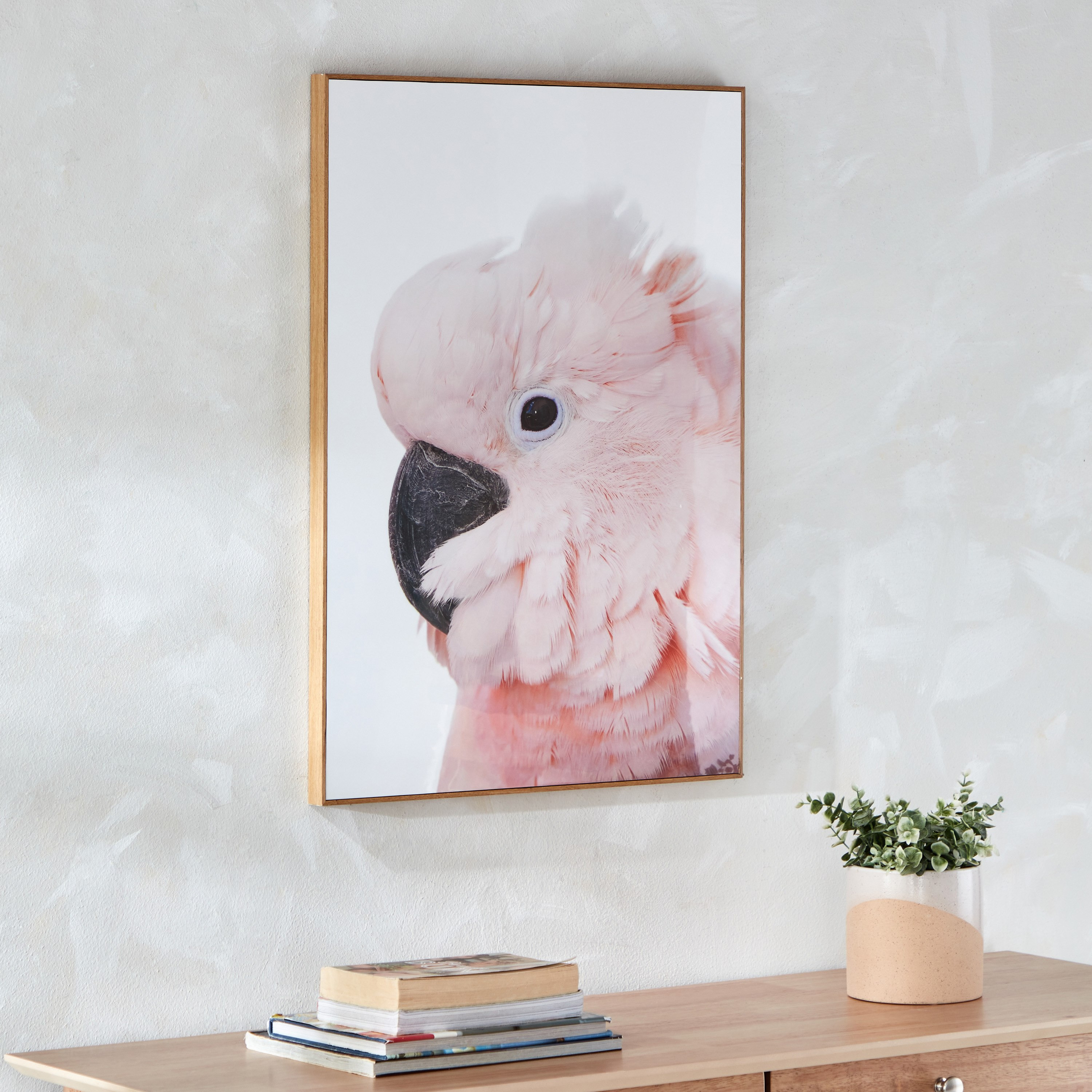 زينة حائط مؤطرة لطائر لامع من ألين - 50x70x2.5 سم-hbxhomeware-hbxdecorandfurnishings-image-2