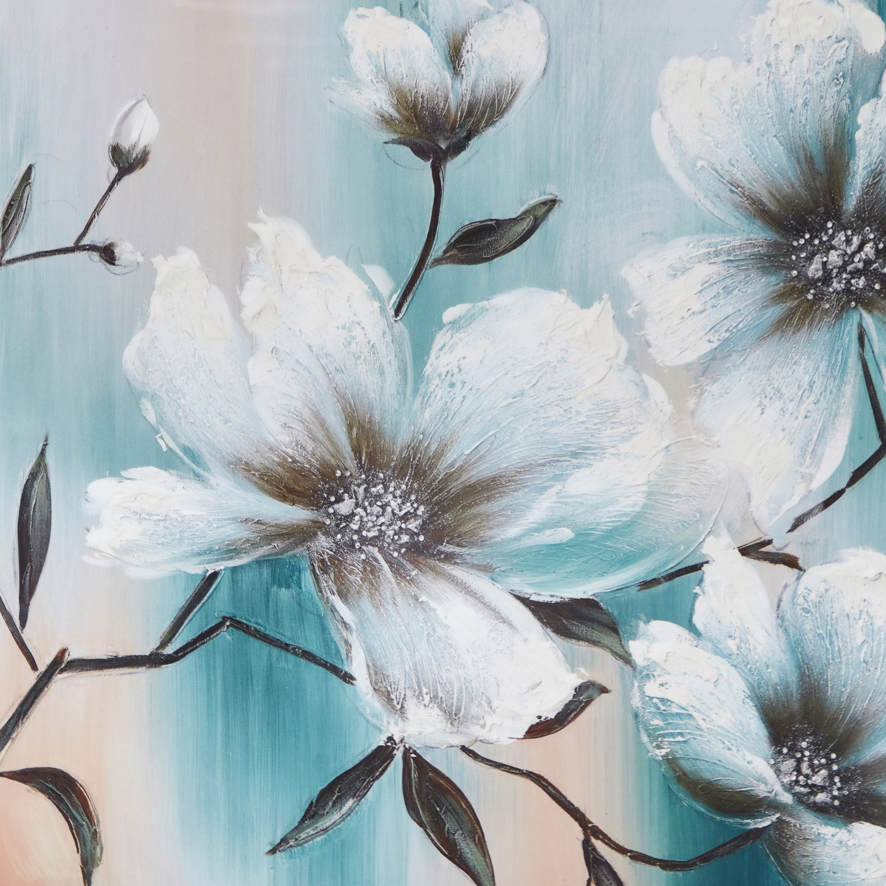 لوحة حائط مؤطرة أزهار لامعة من آلين - 60x60x2.5 سم-hbxhomeware-hbxdecorandfurnishings-image-3