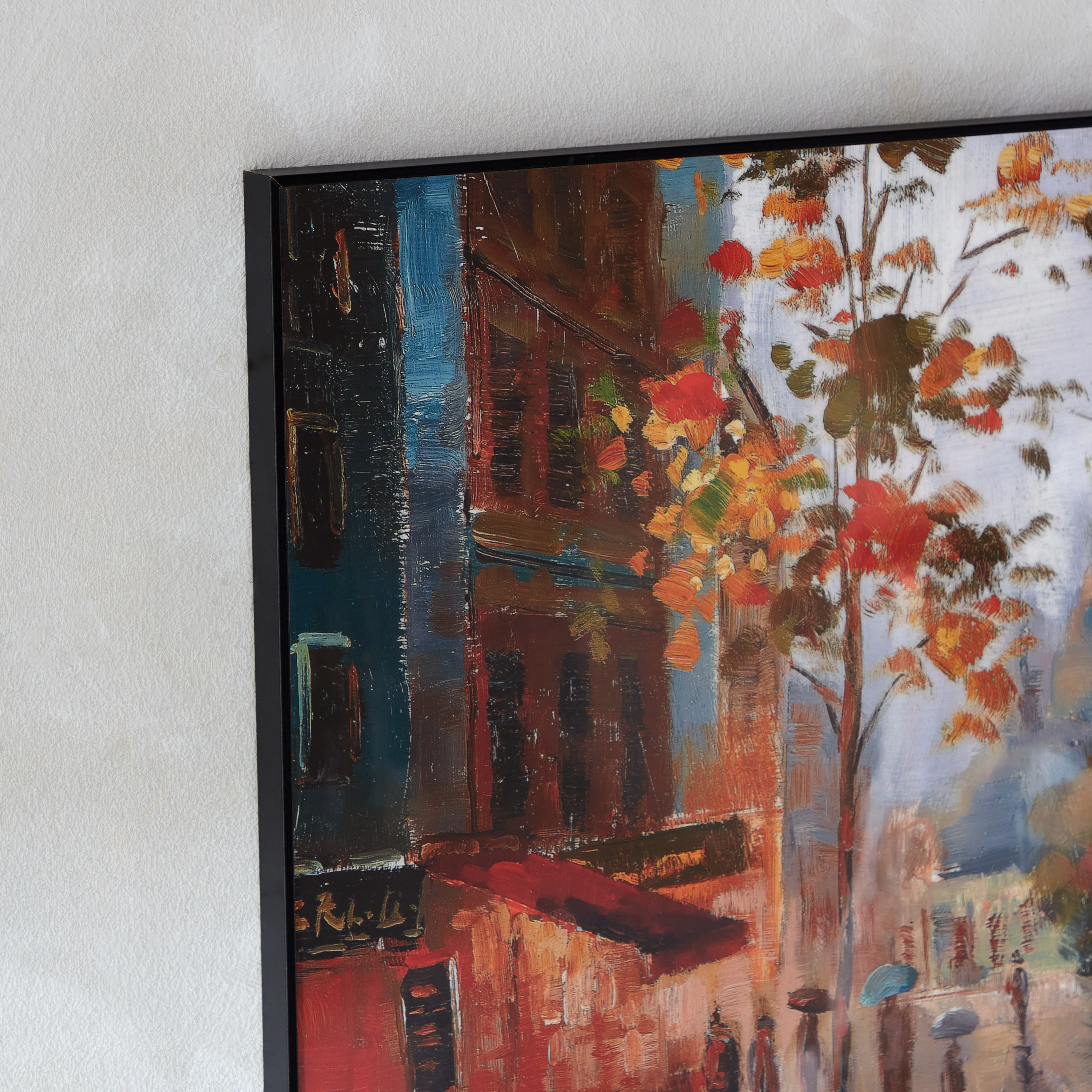 لوحة حائط مؤطرة  شارع المدينة لامعة من آلين - 60x60x2.5 سم-PROMO_HB_AE_B1G1_250925-image-5