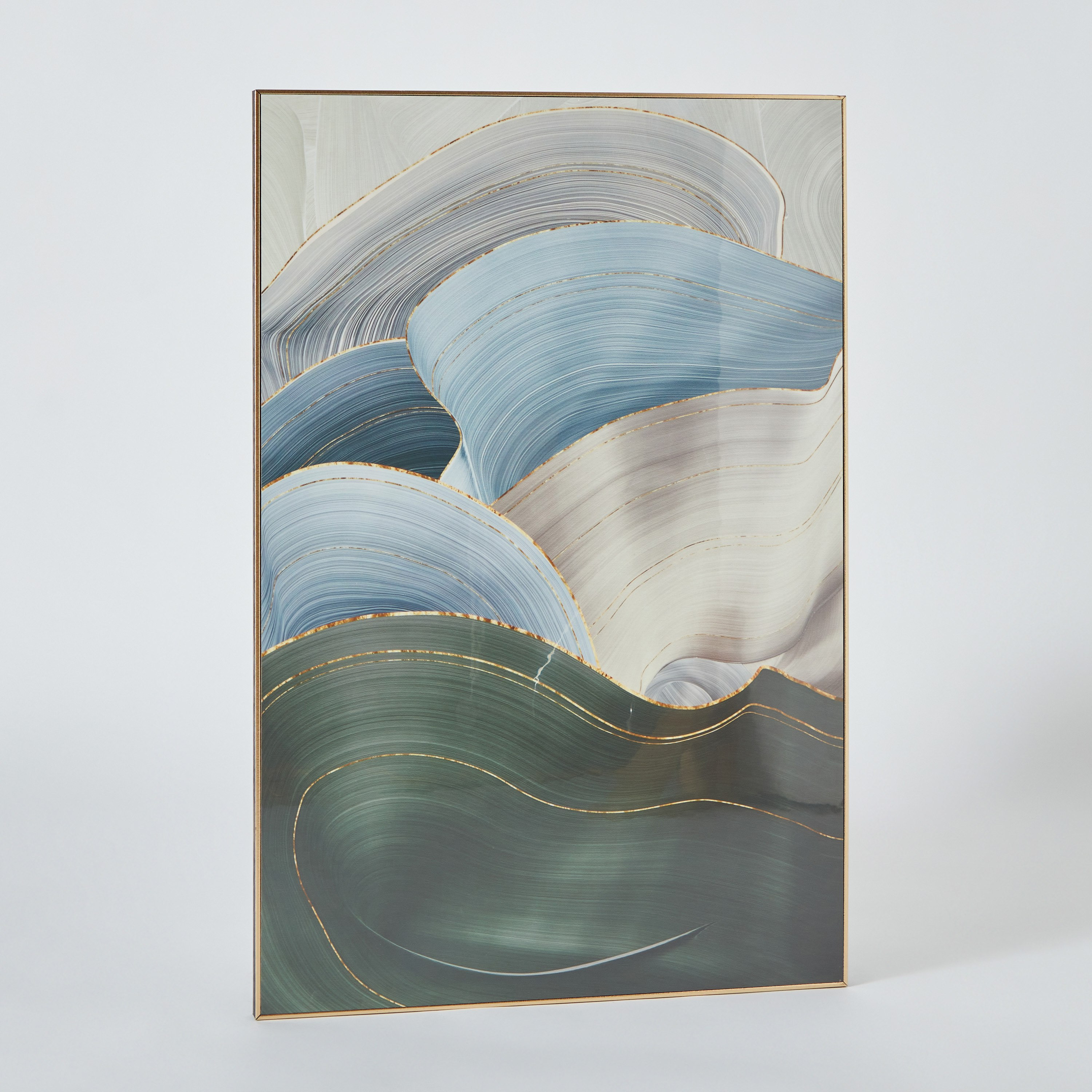Alaine Glossy Abstract Framed Picture - 60x90x2.5 cm-hbxhomeware-hbxdecorandfurnishings-image-6