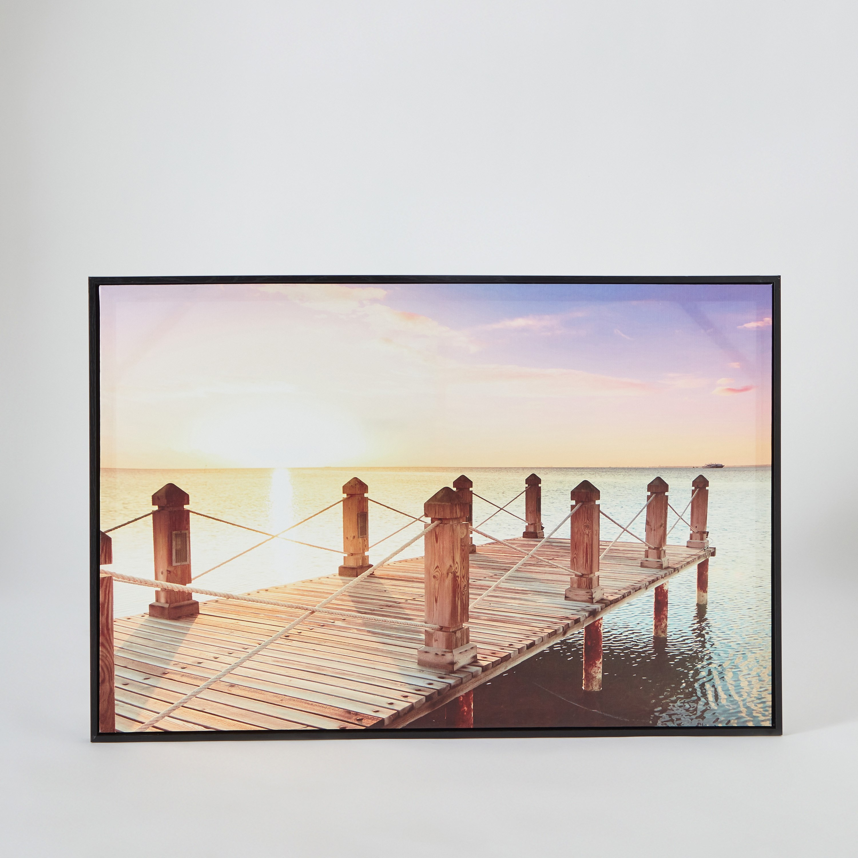 زينة حائط مؤطرة لجسر البحيرة لامعة من آلين - 60x90x2.8 سم-PROMO_HB_AE_B1G1_250925-image-6