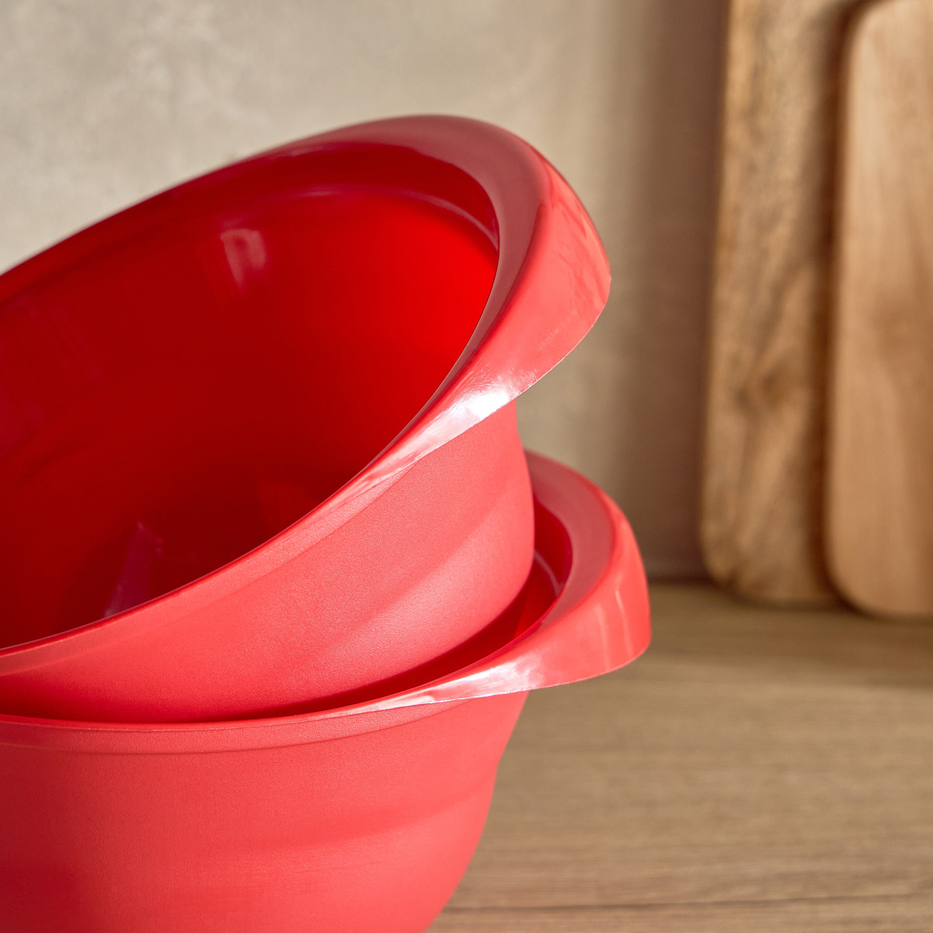 طقم أوعية خلط قطعتين مع مقبض من بيروني - 3 لتر-hbxkitchen-bakeware-image-3