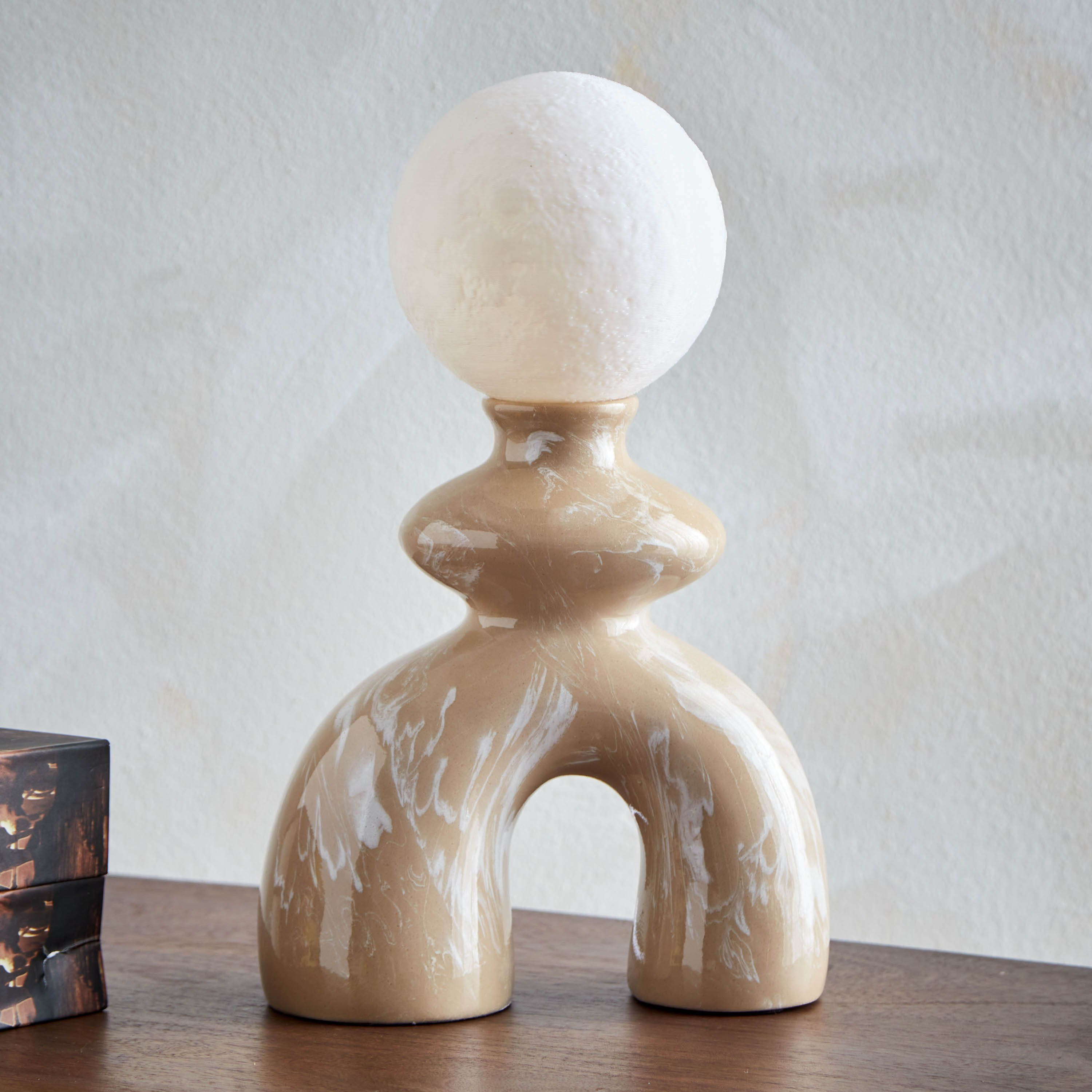 مصباح طاولة بوليريسين يعمل بـ يو إس بي من لوكس - 18x9.5x27 سم-hbxlivingroom-lighting-tablelamps-image-1