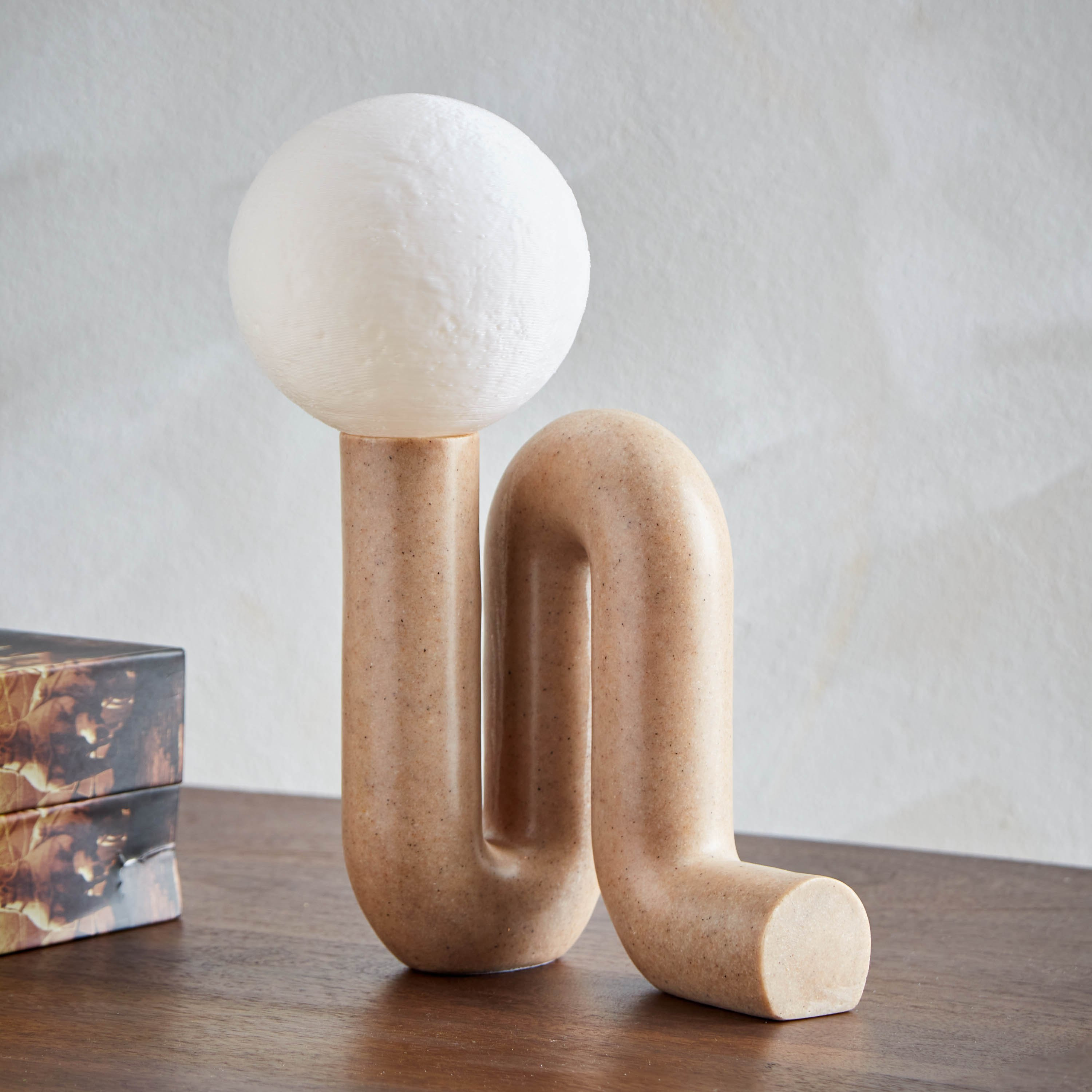 مصباح طاولة بوليريسين يعمل بـ يو إس بي من لوكس - 16.5x11.5x24.5 سم-hbxlivingroom-lighting-tablelamps-image-1