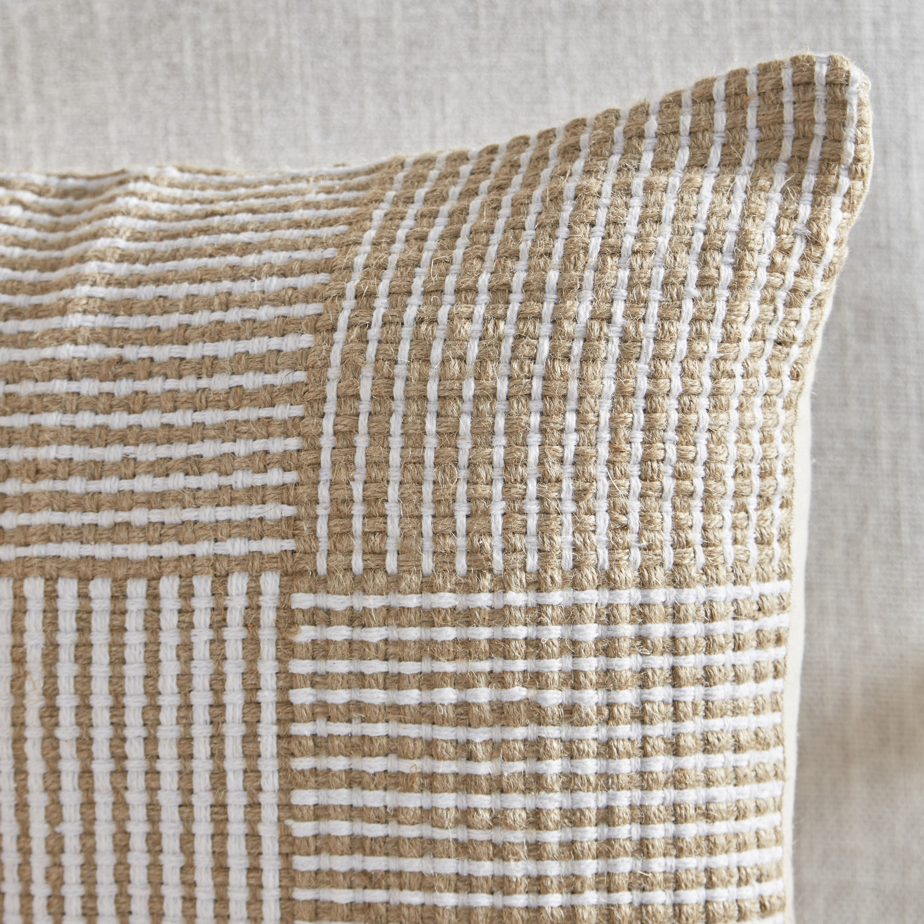 Jutopia Metra Natural Handwoven Cushion Cover - 45x45 cm-hbxhomeware-cushionsandcovers-cushioncovers-image-2