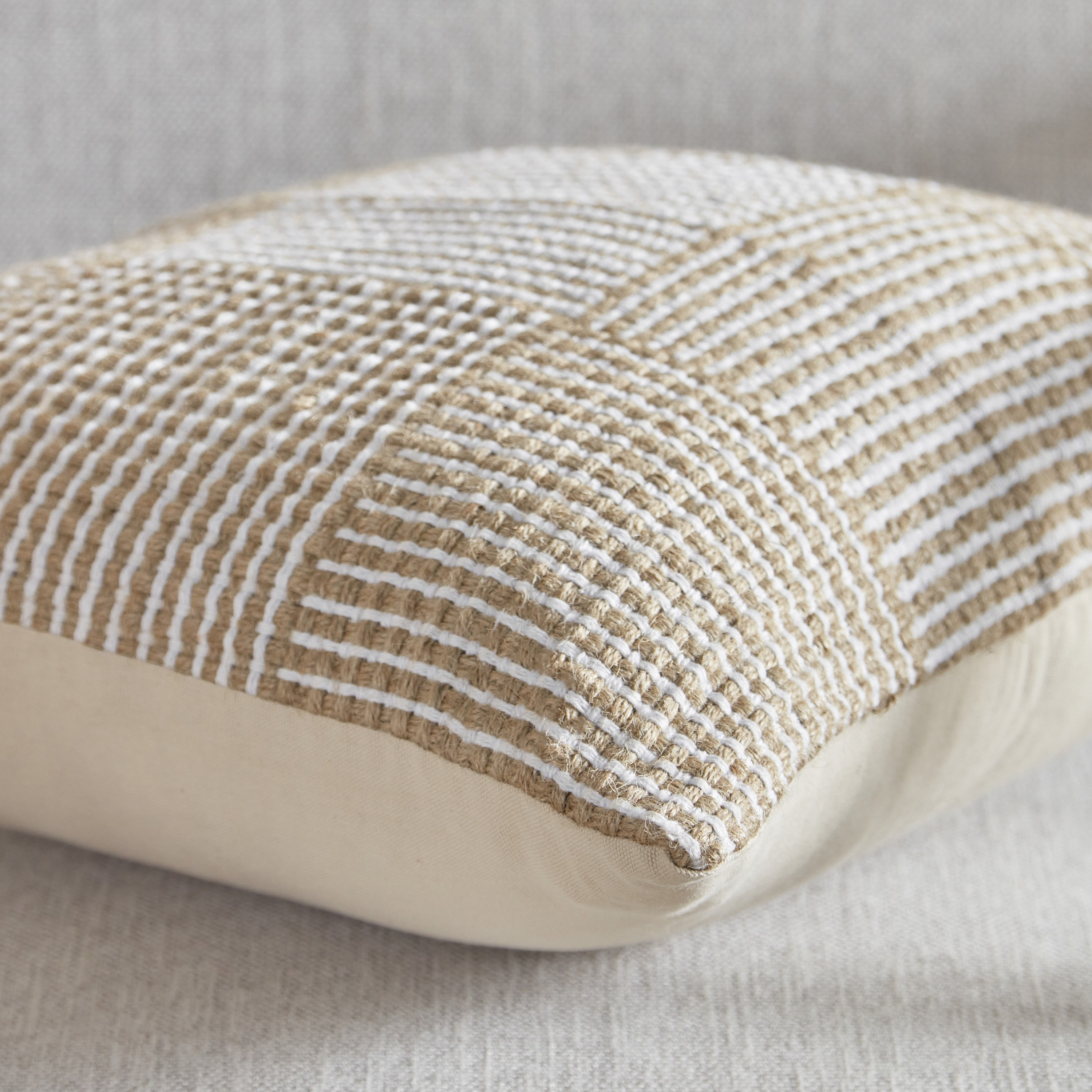 Jutopia Metra Natural Handwoven Cushion Cover - 45x45 cm-hbxhomeware-cushionsandcovers-cushioncovers-image-3