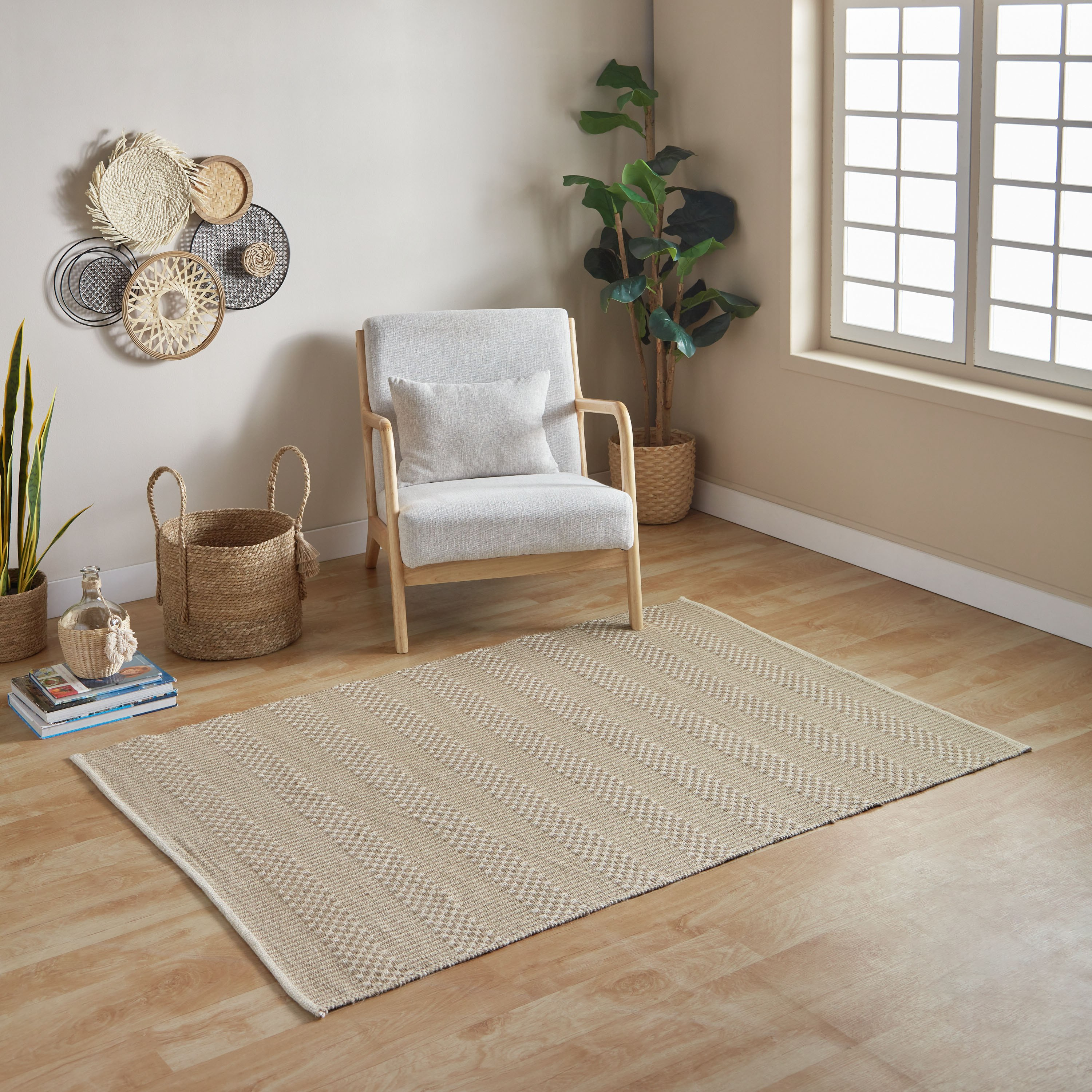 سجادة جوت ميز من جوتوبيا - 120x170 سم-hbxdecorandfurnishings-floorcoverings-rugs-image-1