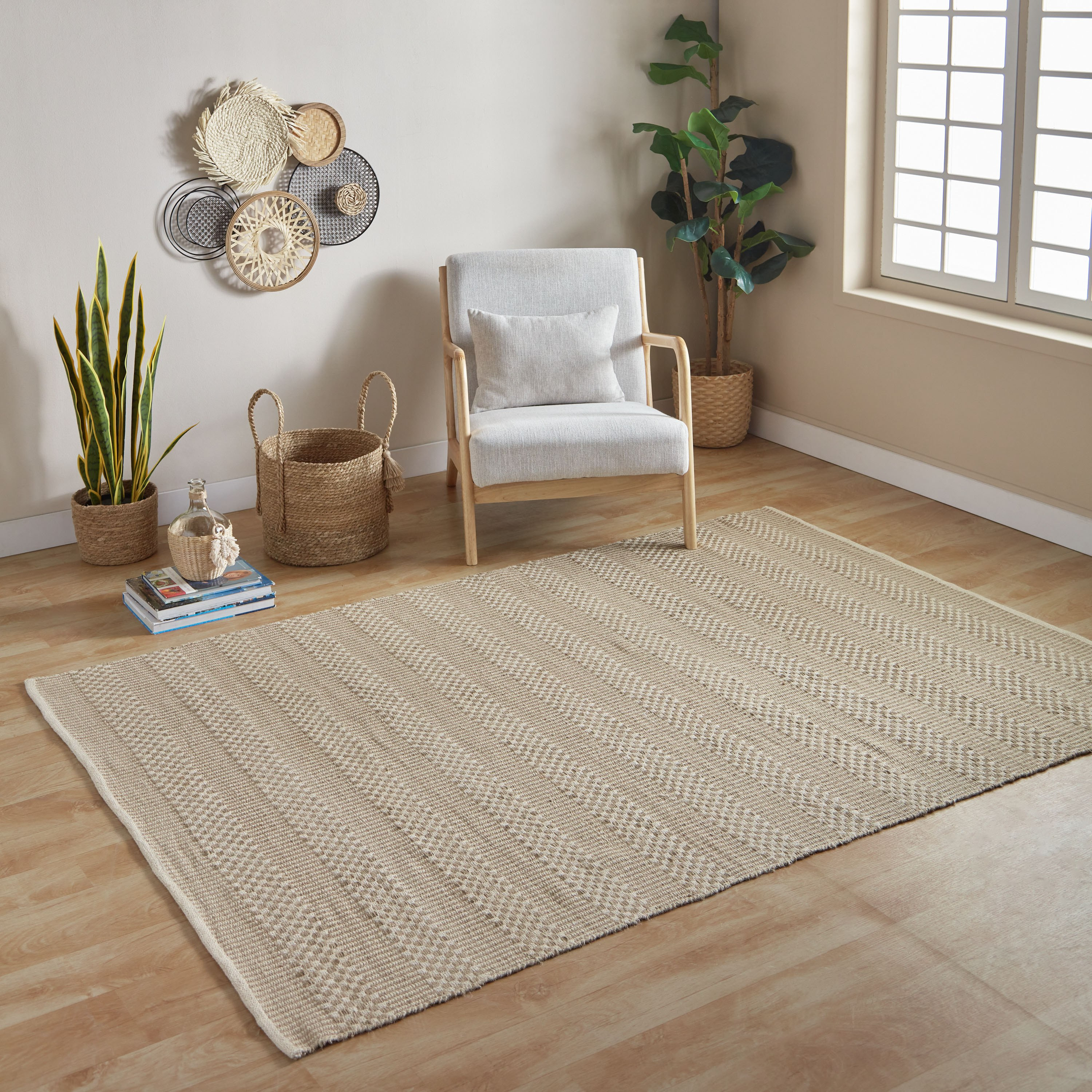 سجادة جوت ميز من جوتوبيا - 150x220 سم-hbxdecorandfurnishings-floorcoverings-rugs-image-1