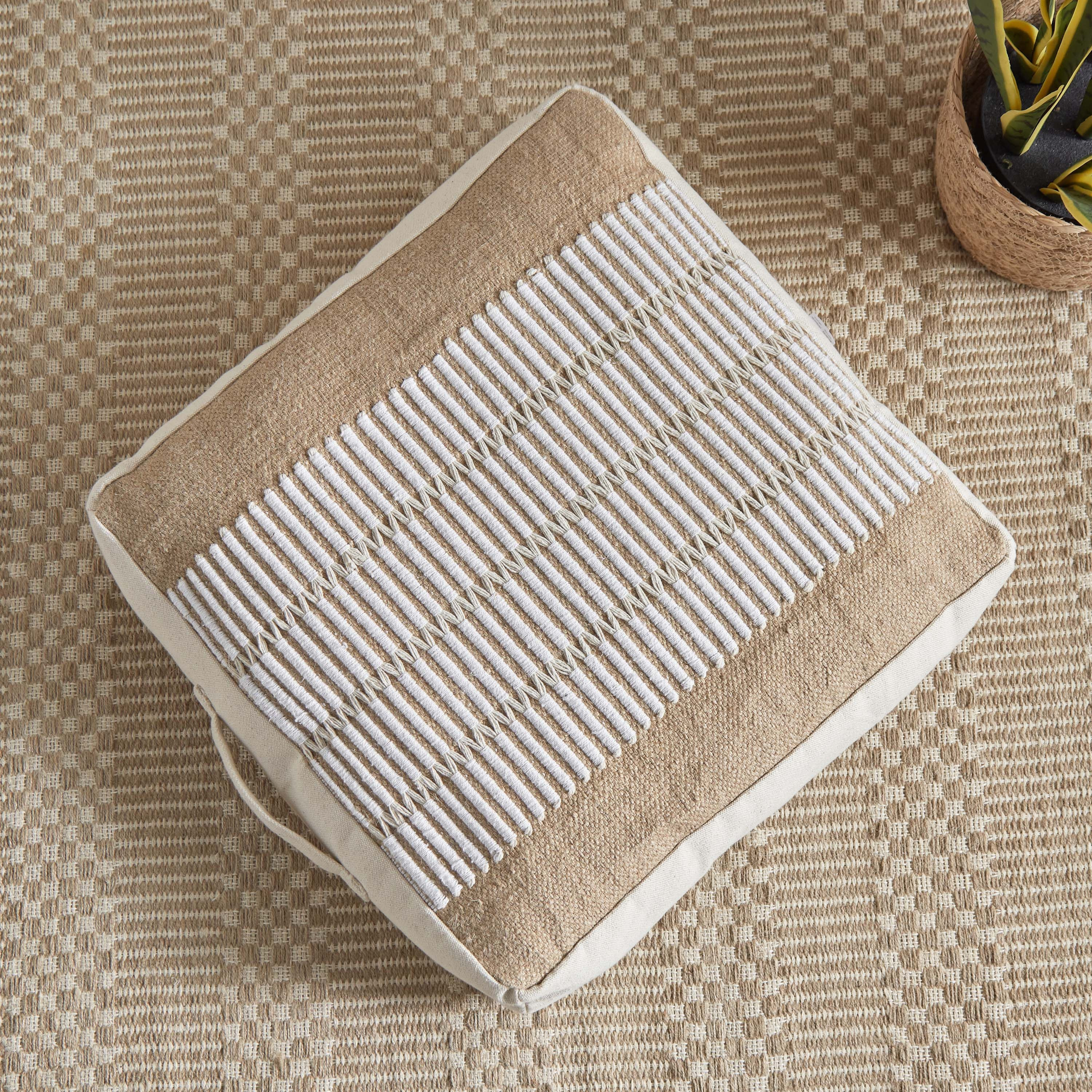 وسادة أرضية طبيعية بليكس من جوتوبيا - 50x50x10 سم-hbxhomeware-hbxdecorandfurnishings-image-1