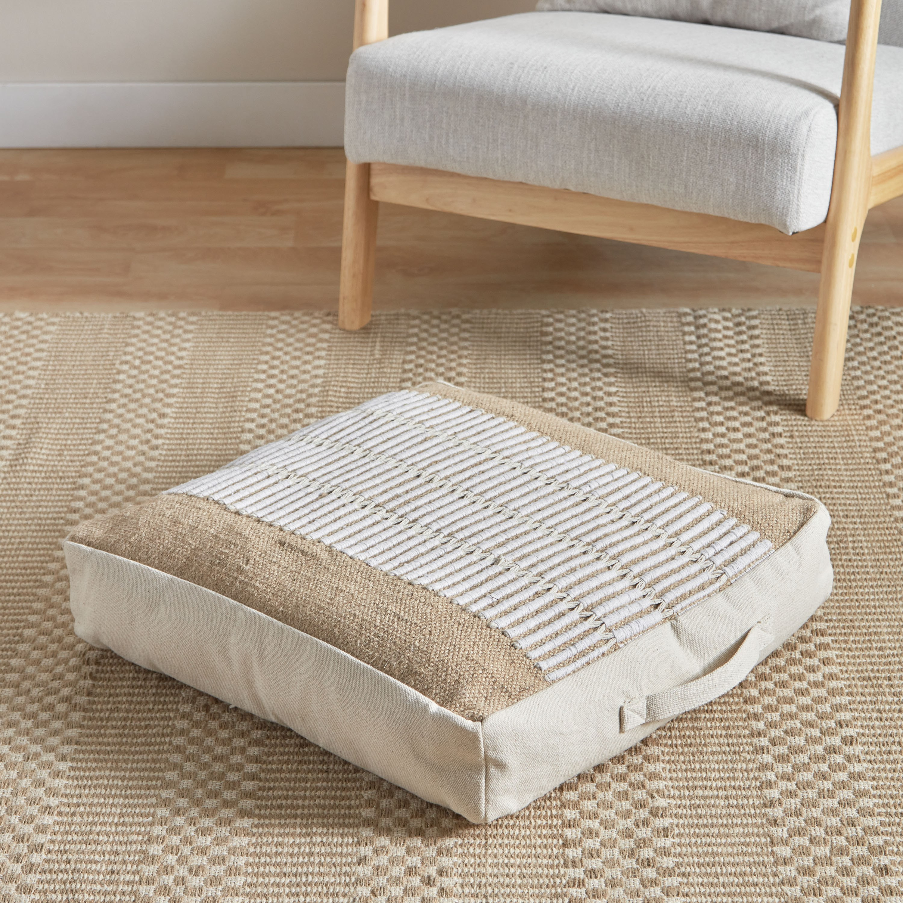 وسادة أرضية طبيعية بليكس من جوتوبيا - 50x50x10 سم-hbxhomeware-hbxdecorandfurnishings-image-2