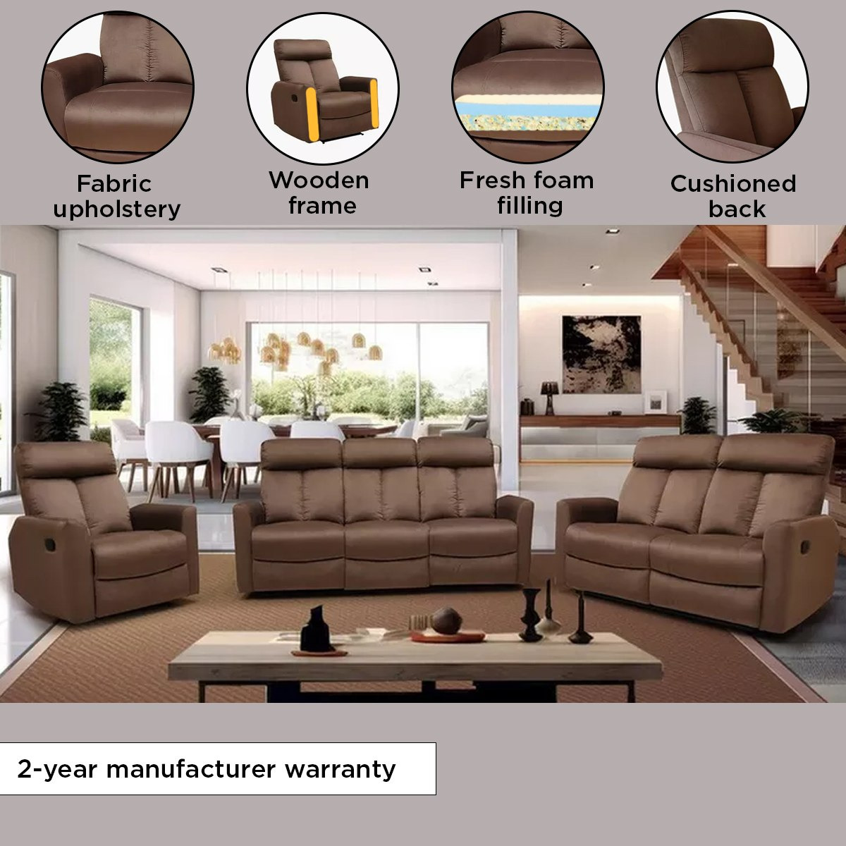 كرسي استرخاء قماش بذراعين من هالستات-hbxfurniture-sofasandarmchairs-reclinersofas-image-5