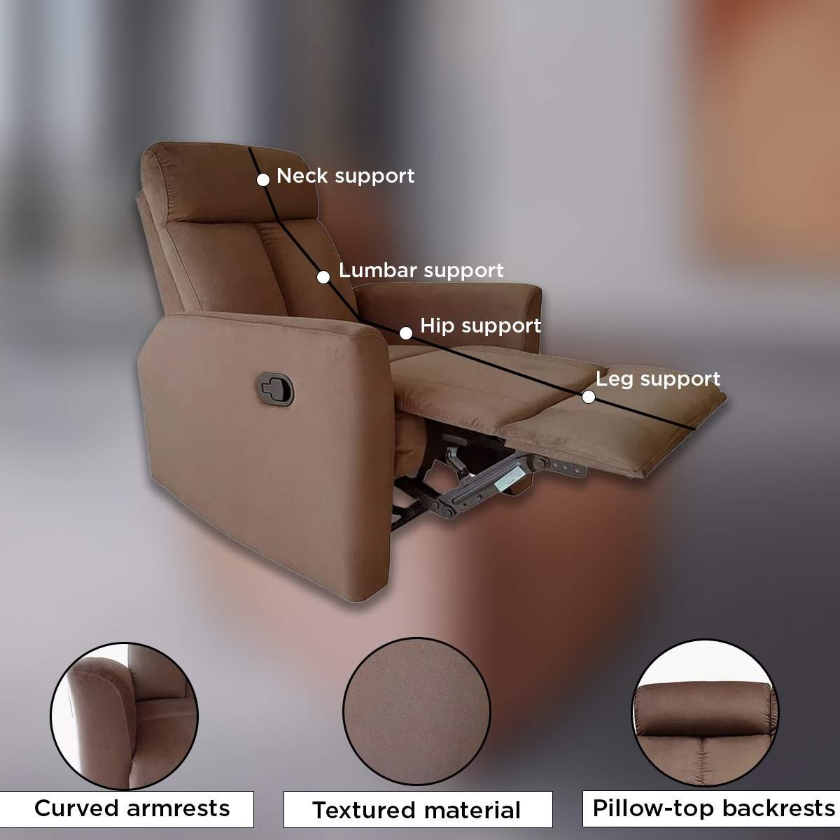 كرسي استرخاء قماش بذراعين من هالستات-hbxfurniture-sofasandarmchairs-reclinersofas-image-6