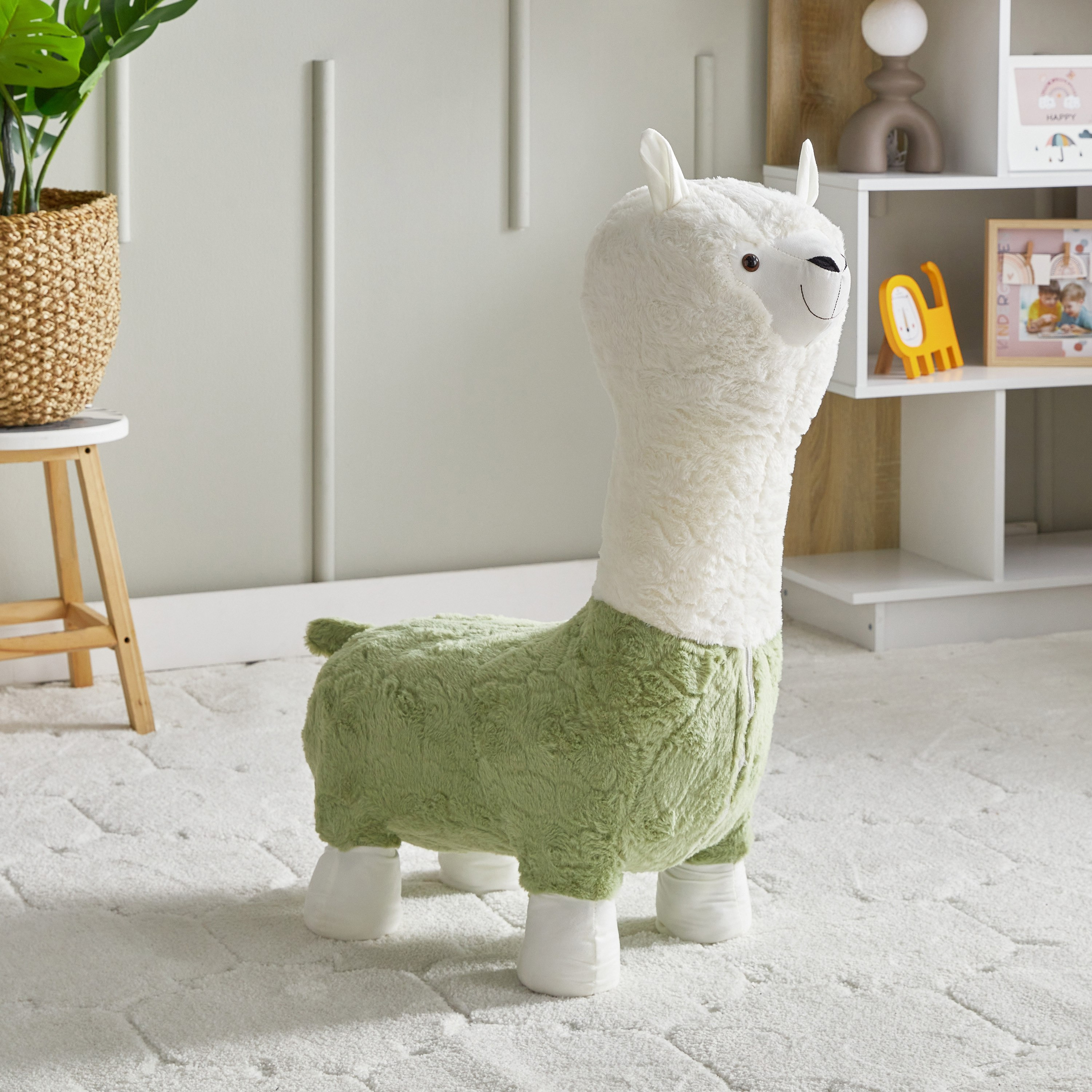 Llama footstool deals