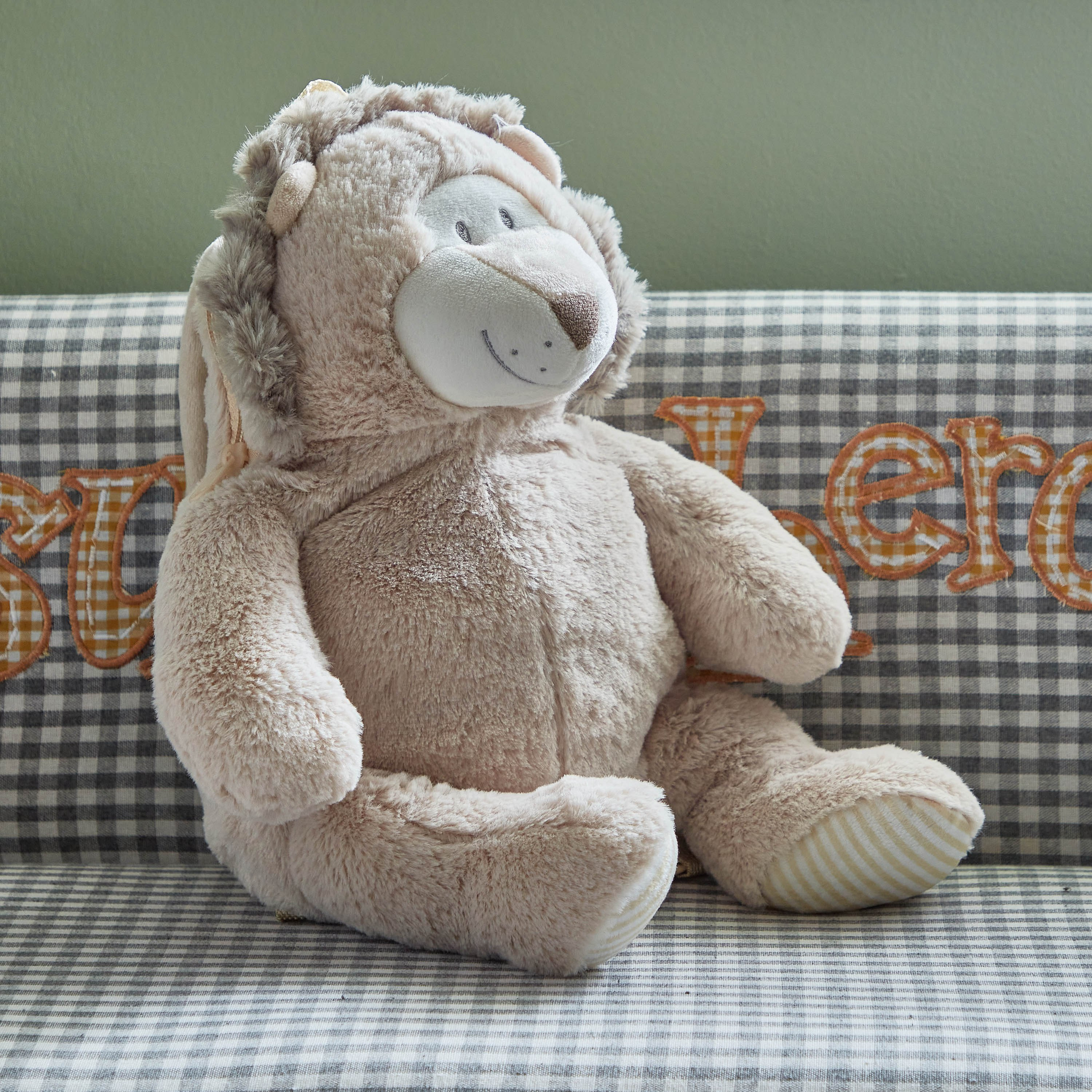 شنطة ظهر ناعمة شكل أسد - 18x40x7 سم-hbxkidsandyouth-playroom-stationery-image-1