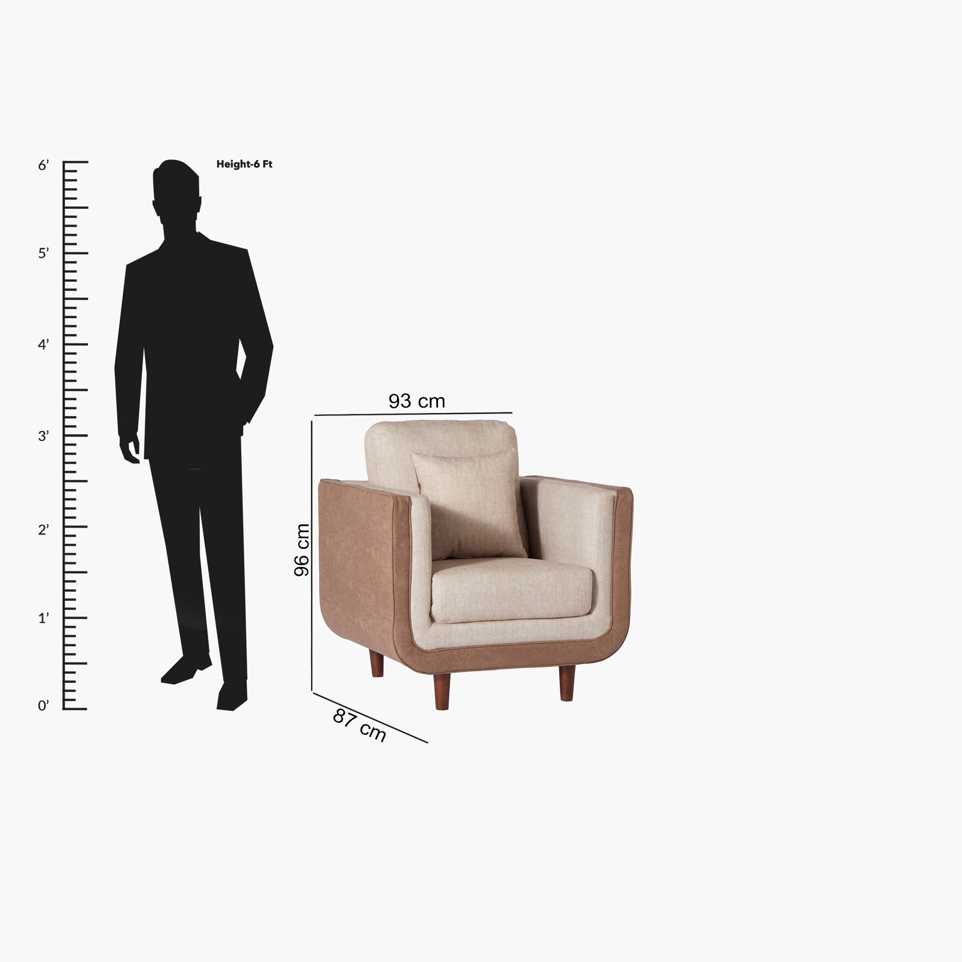 كنبة قماش بمساند ذراعين مع وسادة من كلارتي-hbxlivingroom-sofasandarmchairs-sofas-image-9