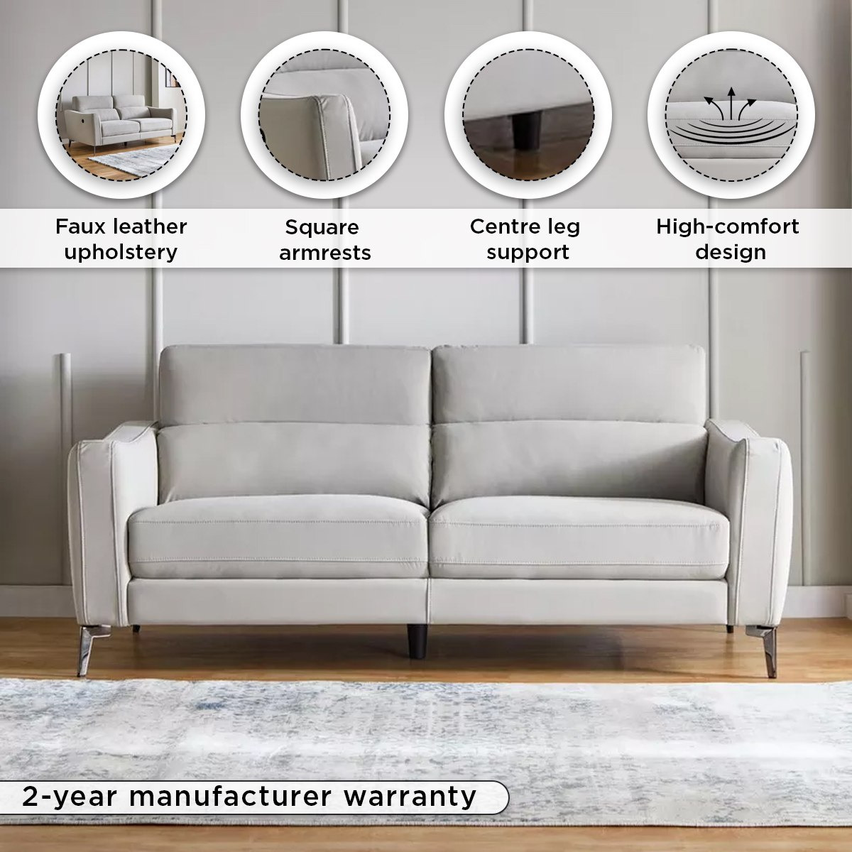 كنبة 3 مقاعد جلد صناعي بمنفذ يو إس بي من رينو-hbxlivingroom-sofasandarmchairs-sofas-image-4