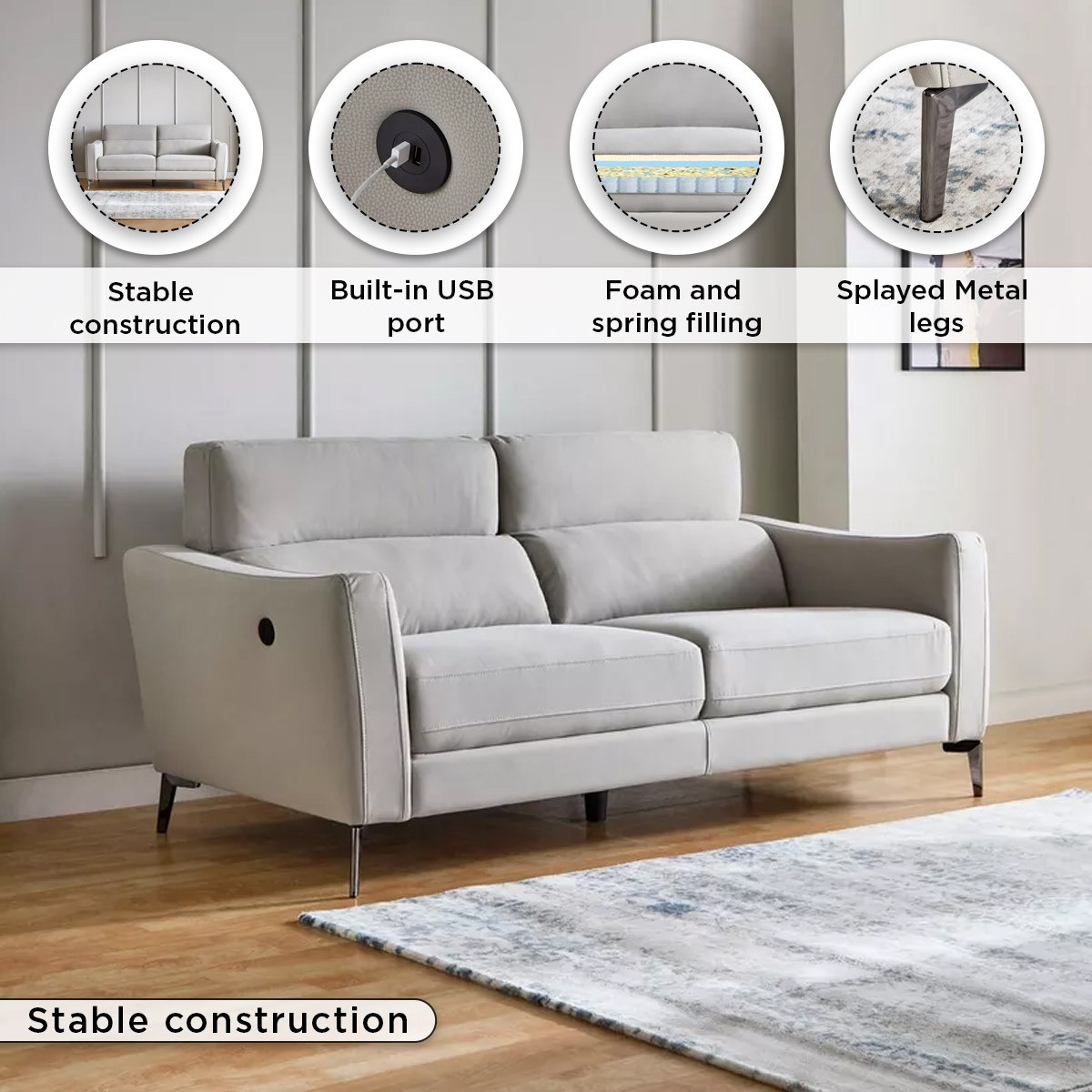 كنبة 3 مقاعد جلد صناعي بمنفذ يو إس بي من رينو-hbxlivingroom-sofasandarmchairs-sofas-image-5