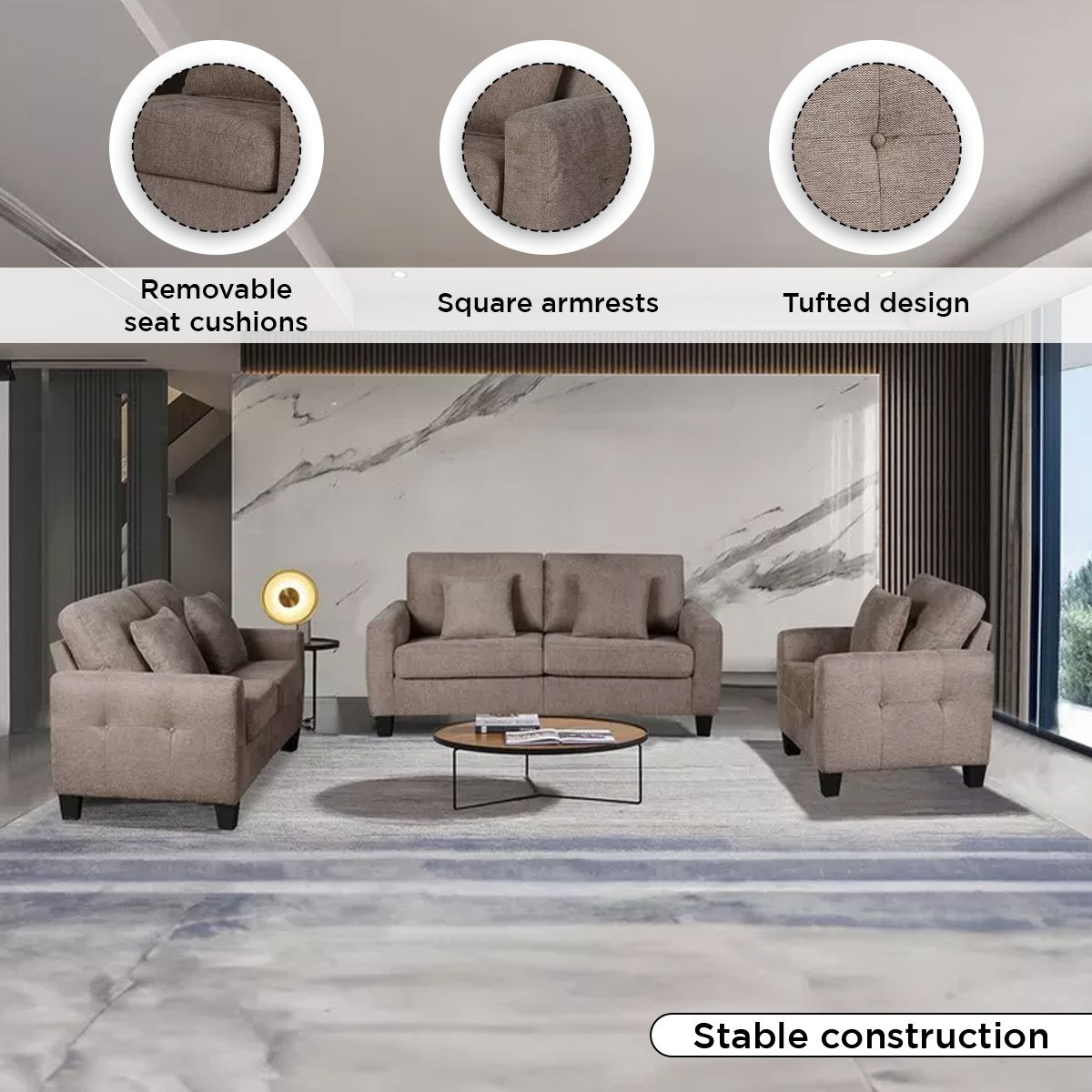 Nevada 2-Seater Fabric Sofa with 2 Cushions-hbxlivingroom-sofasandarmchairs-sofas-image-6