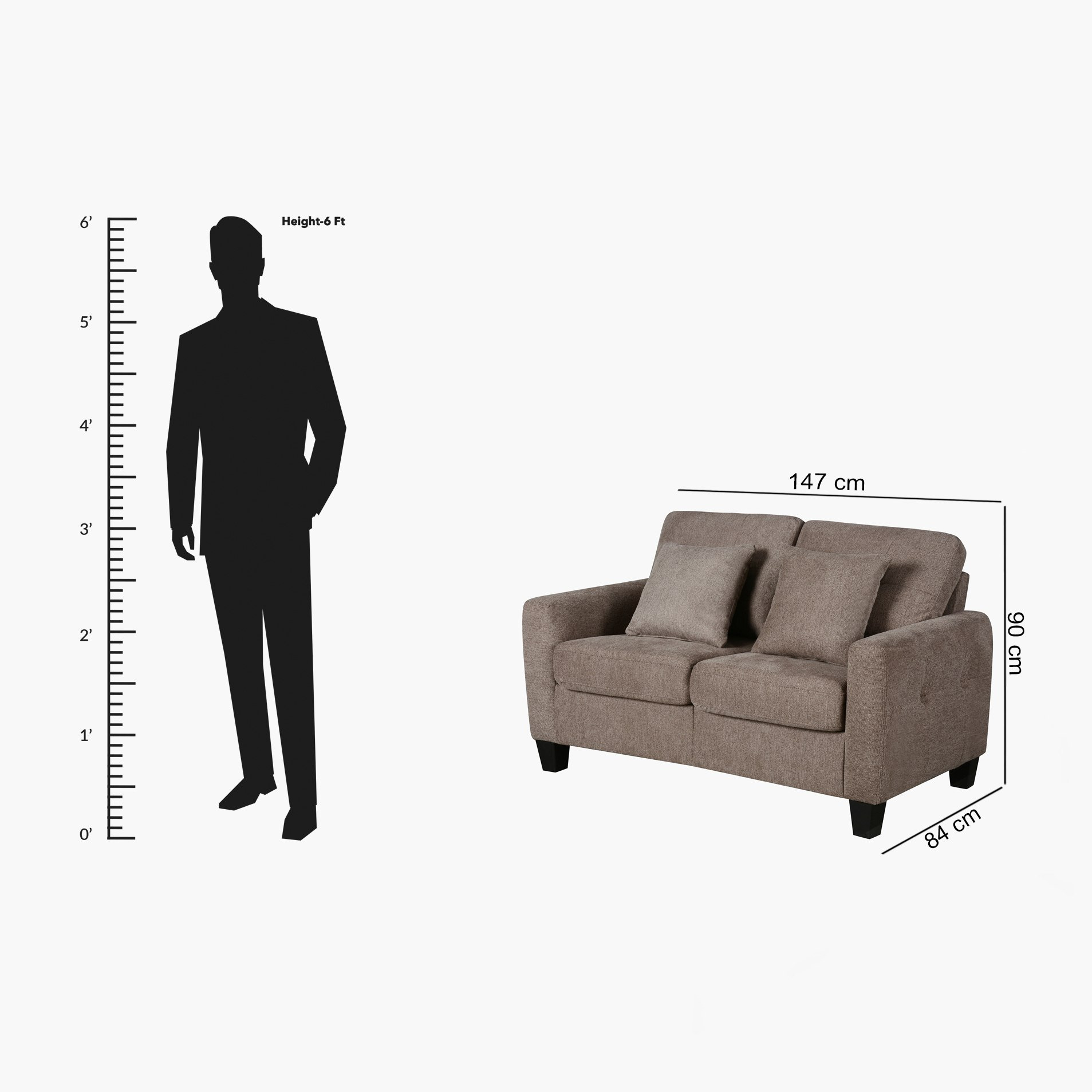 Nevada 2-Seater Fabric Sofa with 2 Cushions-hbxlivingroom-sofasandarmchairs-sofas-image-11