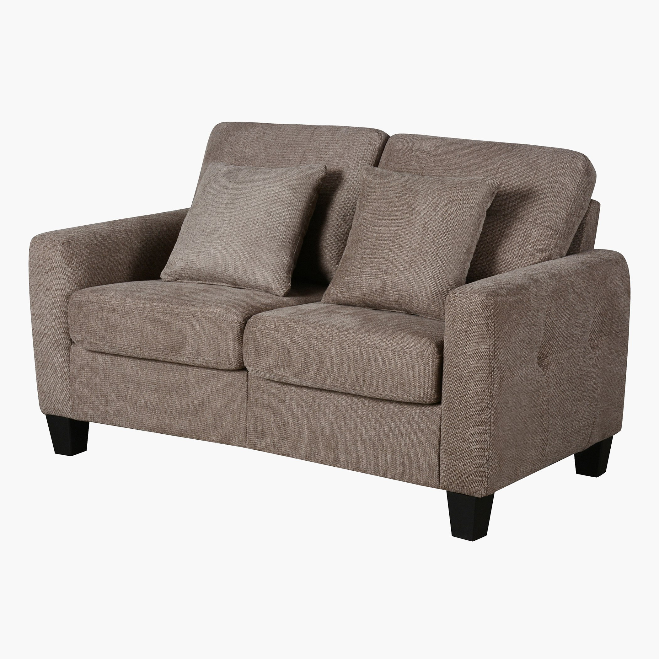 Nevada 2-Seater Fabric Sofa with 2 Cushions-hbxlivingroom-sofasandarmchairs-sofas-image-2
