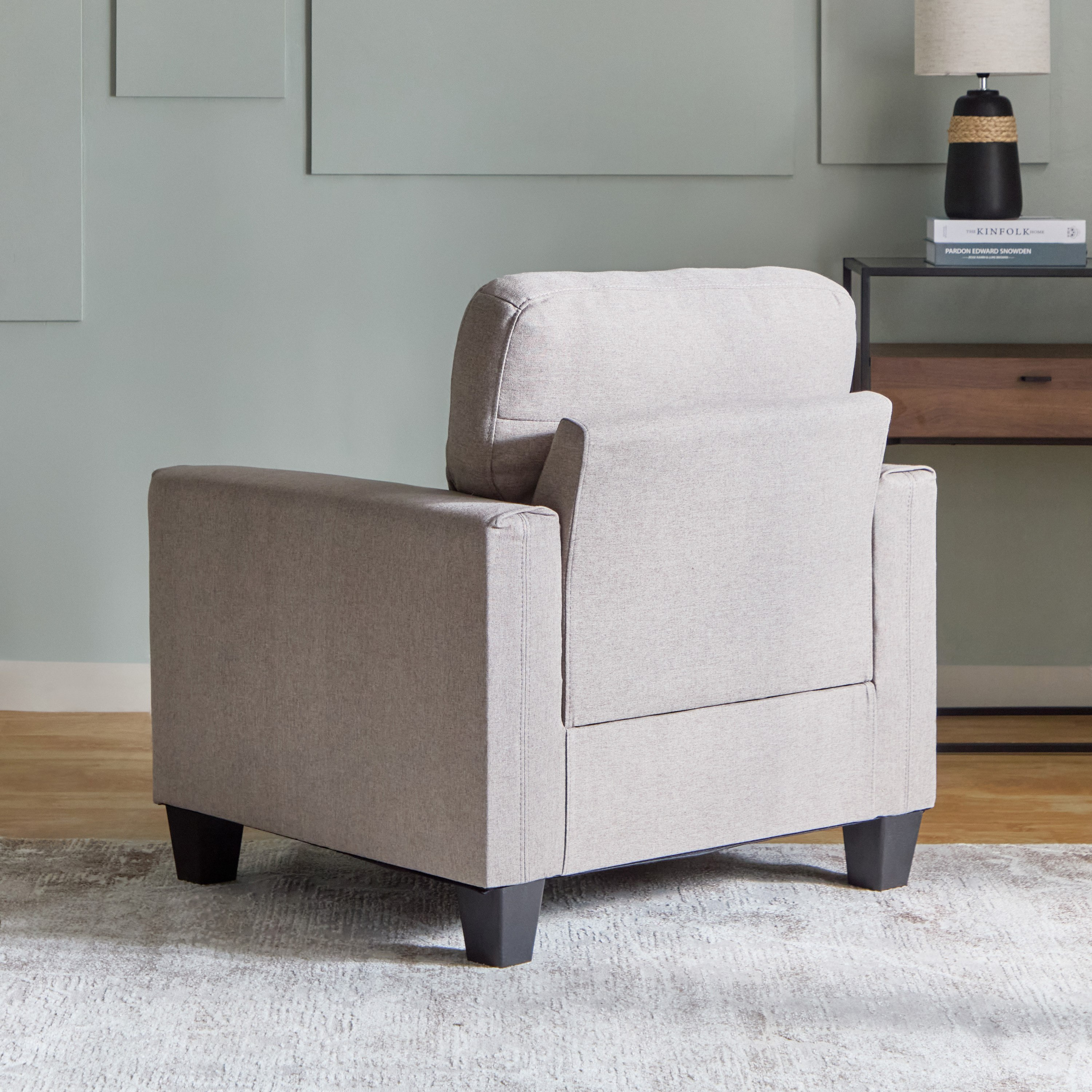كنبة فردية قماش بمساند ذراعين مع وسادة من جينيفا-hbxlivingroom-sofasandarmchairs-sofas-image-3