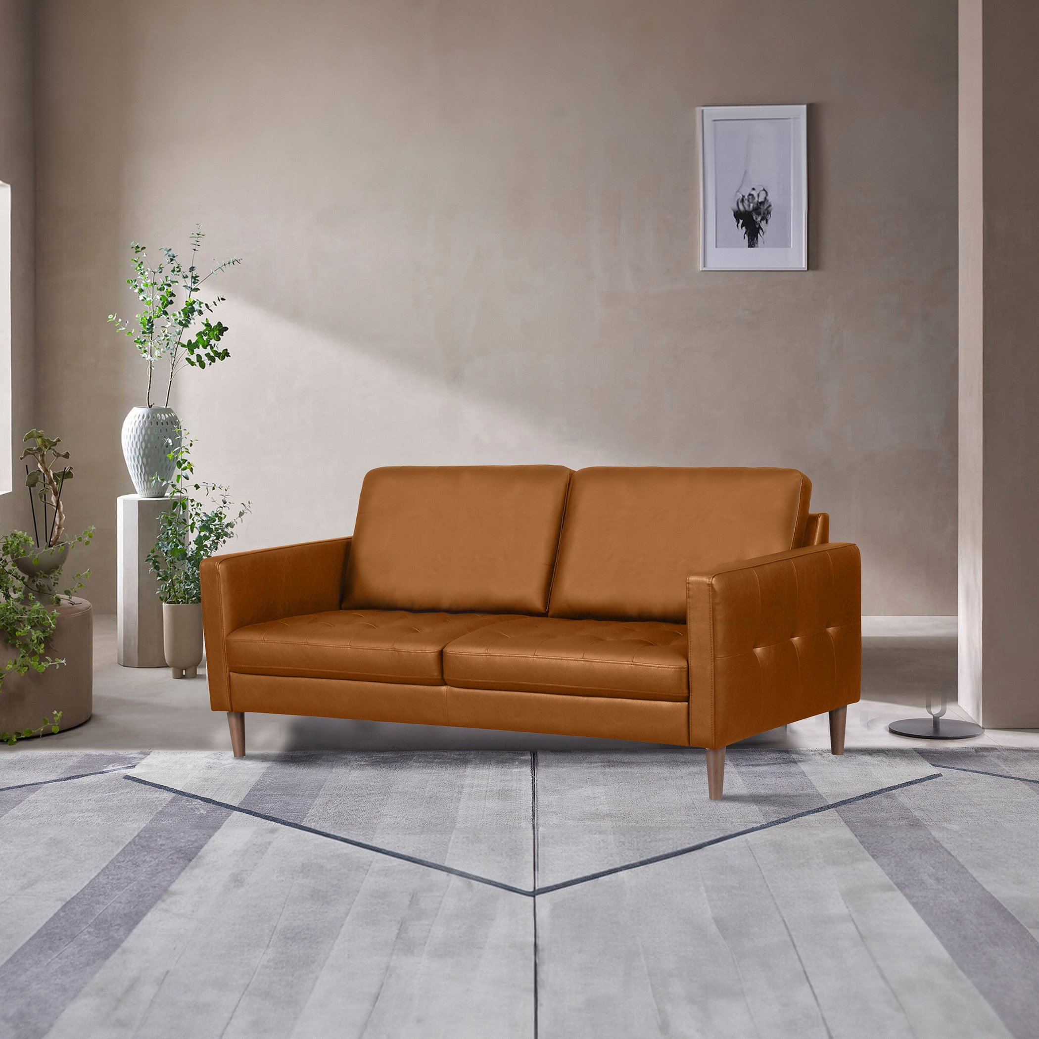 كنبة جلد صناعي 3 ++ - كارا-hbxlivingroom-sofasandarmchairs-sofas-image-3