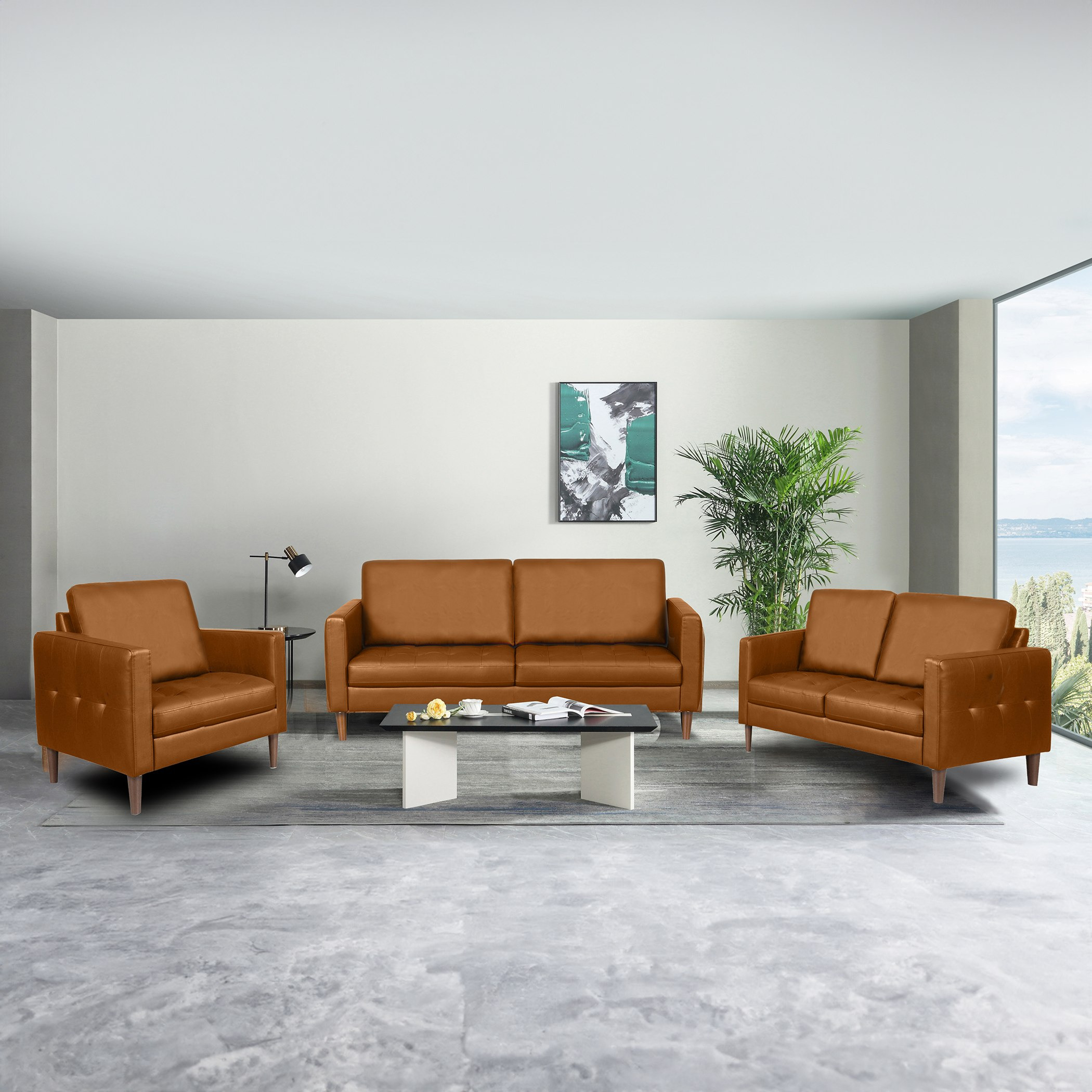 كنبة جلد صناعي 3 ++ - كارا-hbxlivingroom-sofasandarmchairs-sofas-image-6