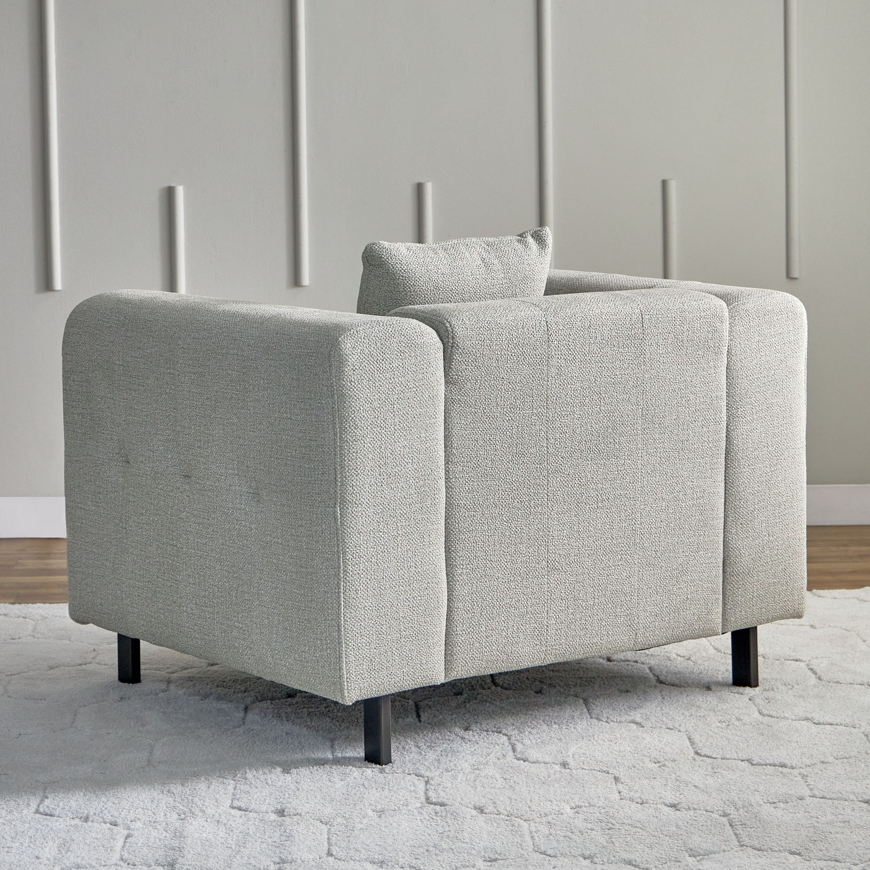 Glisten Armchair Fabric Sofa with 1 Cushion-hbxlivingroom-sofasandarmchairs-sofas-image-3
