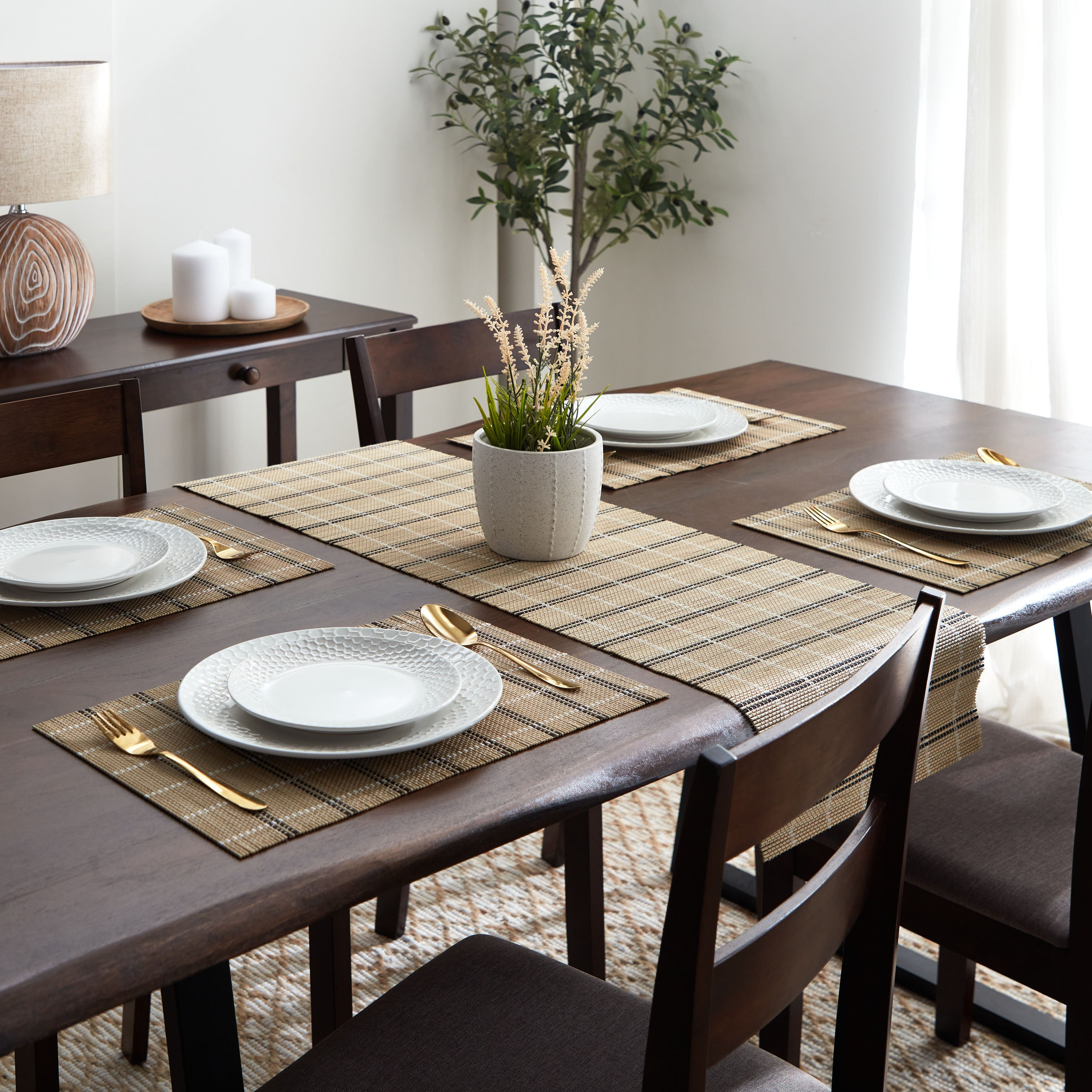 طقم لبادات صحون 4 قطع بري من بامبونا - 30x45 سم-hbxdecorandfurnishings-homefurnishings-tablelinens-image-5